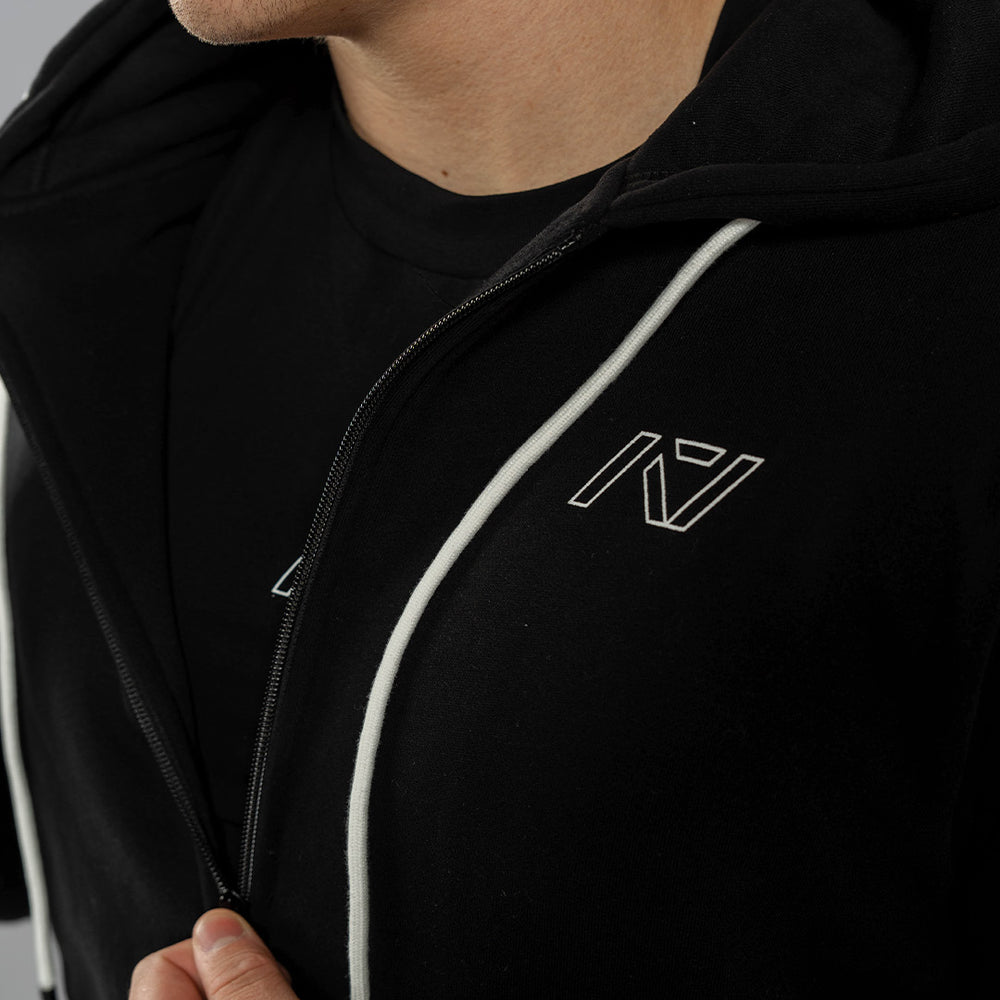 
                      
                        Affirmation Zip Non Bar Grip Hoodie - Domino
                      
                    