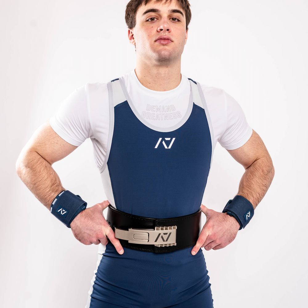 
                      
                        Our IPF APPROVED Rausch Singlets are designed to support the strength and power of an lifter. A racerback design with advanced compression fabric provides powerlifters ultimate support whilst on the platform. IPF Approved Kit includes Rausch Powerlifting Singlet, A7 Meet Shirt, A7 Zebra Wrist Wraps, A7 Deadlift Socks, Hourglass Knee Sleeves (Stiff Knee Sleeves and Rigor Mortis Knee Sleeves). All A7 Powerlifting Equipment shipping to UK, Norway, Switzerland and Iceland.
                      
                    