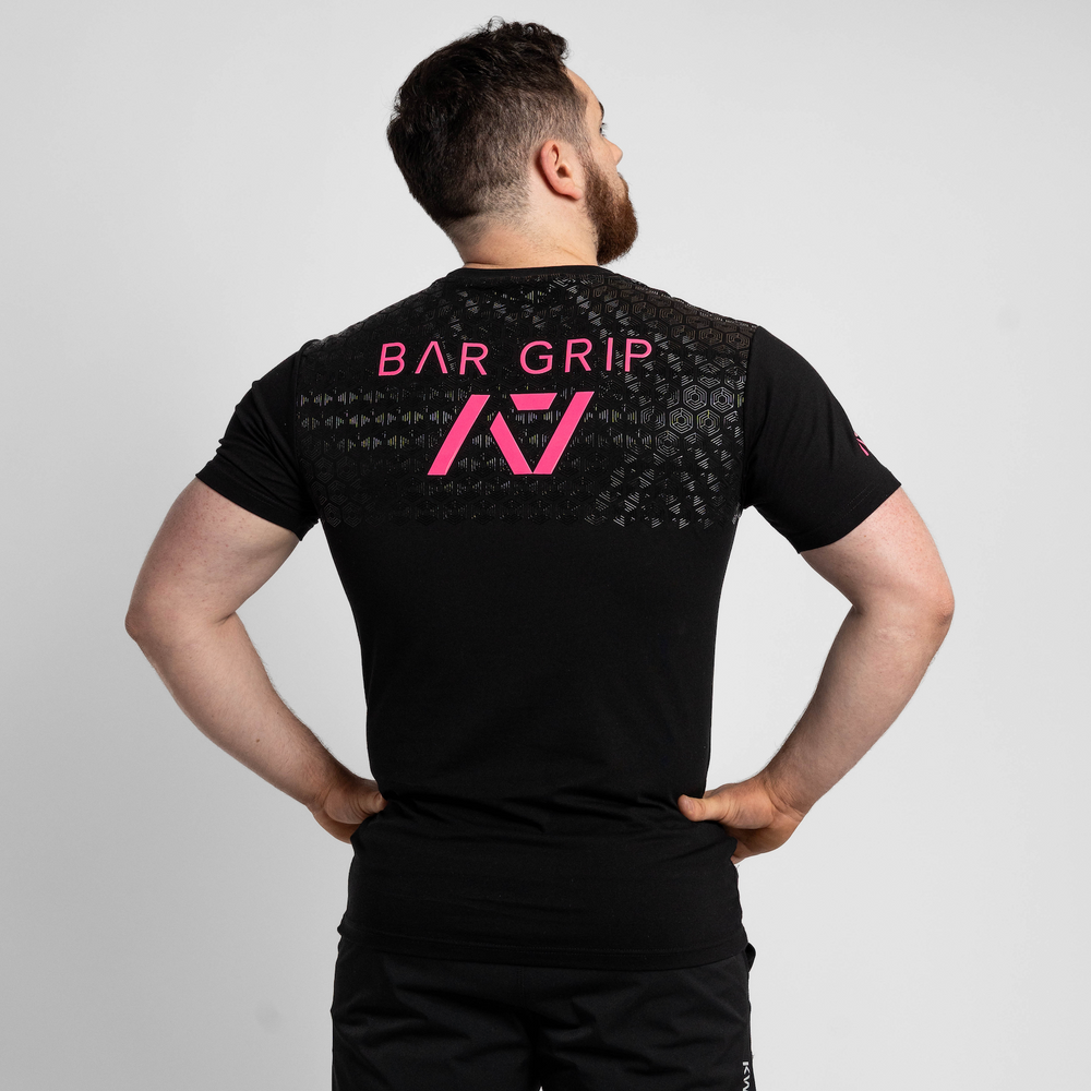 Whether pressing, pulling, squatting or any other variational movement the knurling is always there. The silicone bar grip helps with slippery commercial benches and bars and anchors the barbell to your back. All A7 Powerlifting Equipment shipping to UK, Norway, Switzerland and Iceland.