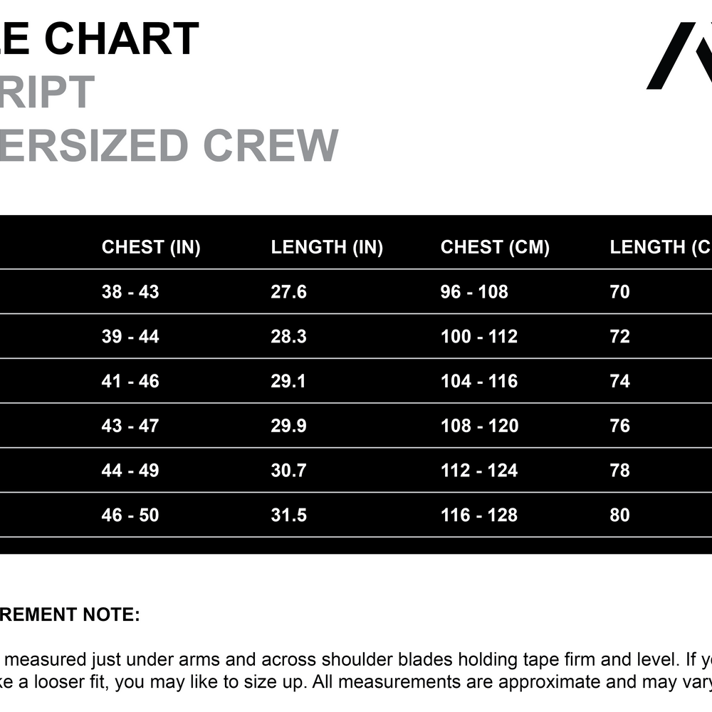 
                      
                        Script Oversized Non Bar Grip Crew - Stealth
                      
                    