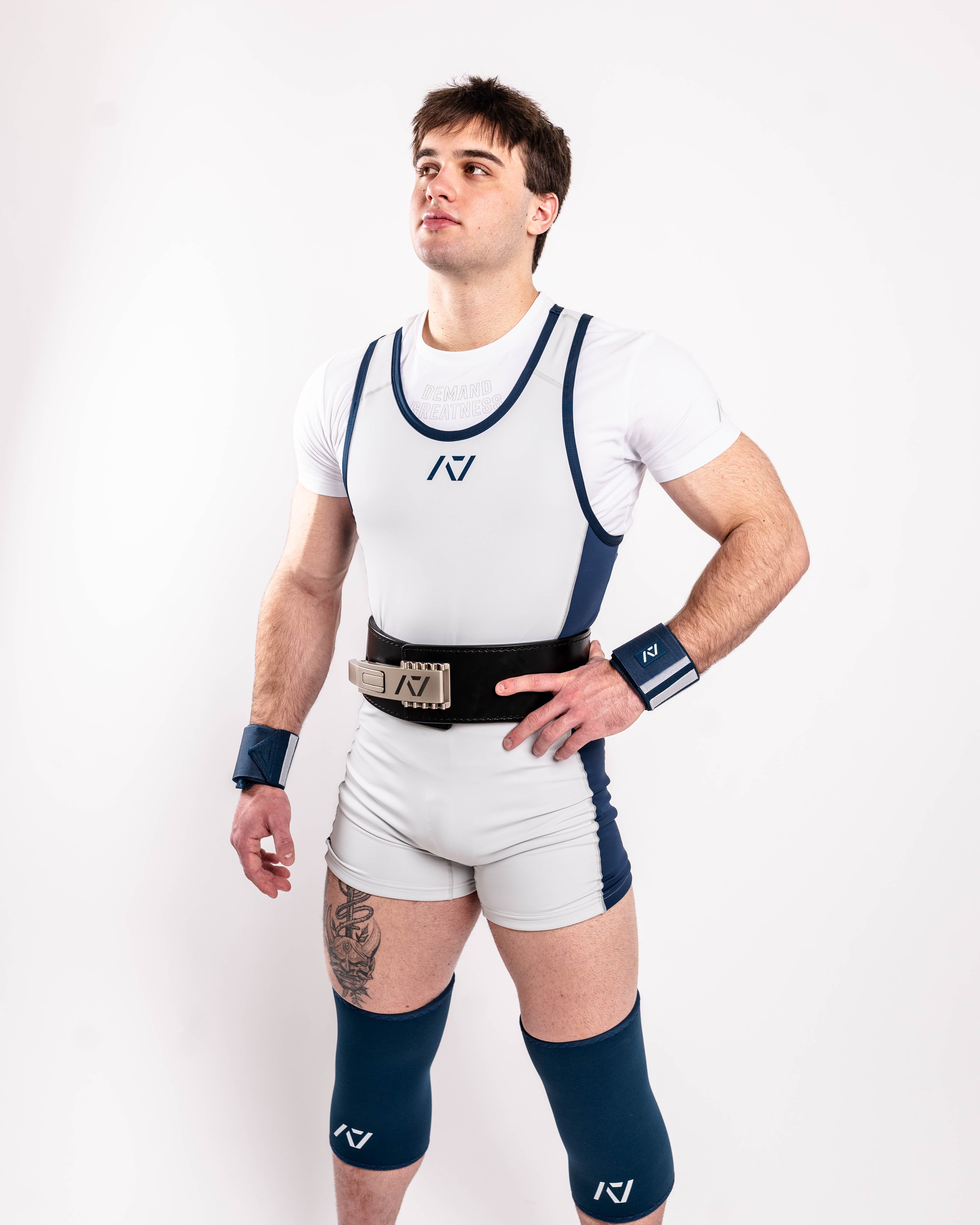 Rausch Men's Singlet- IPF Approved - Tides White | A7 UK shipping