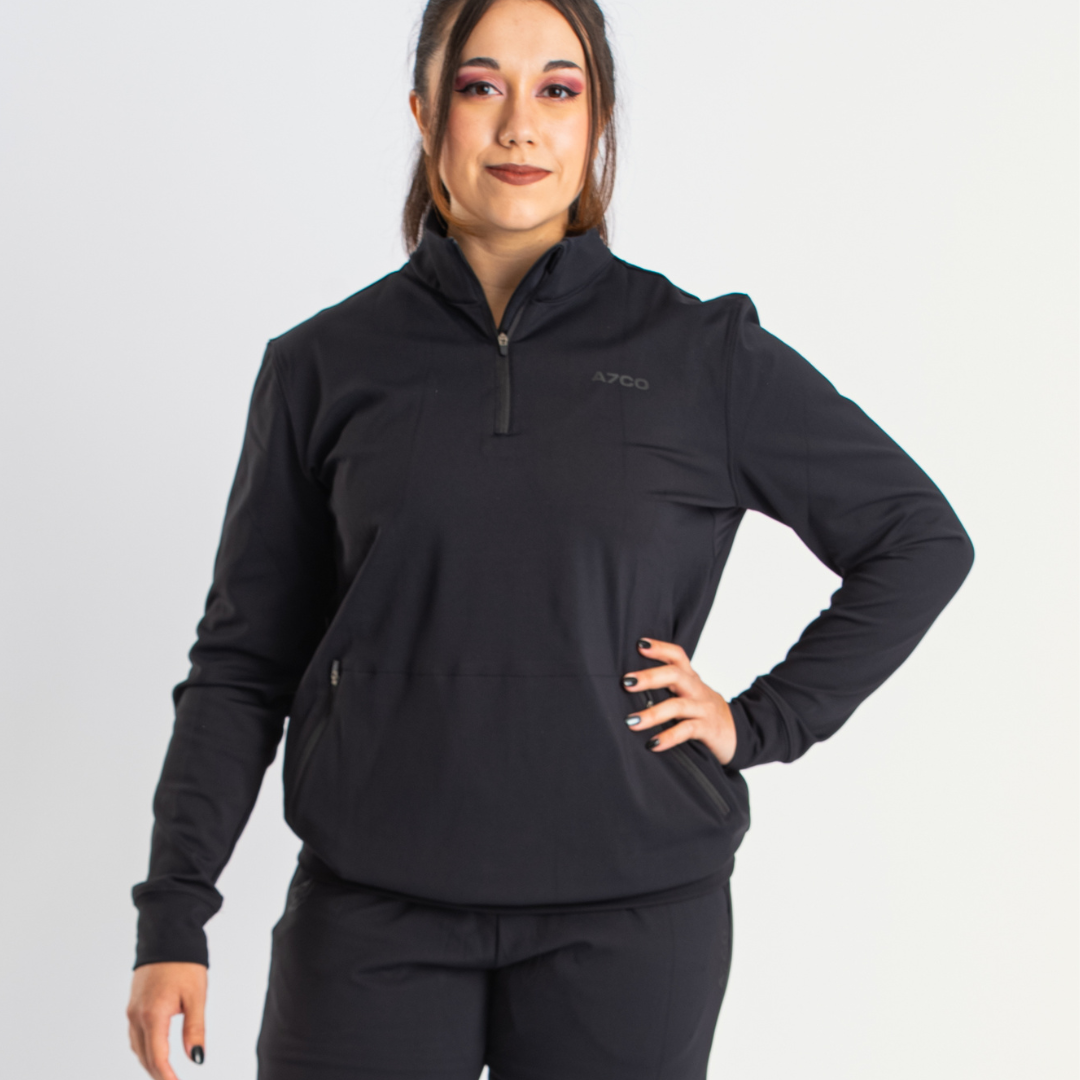 Cobra Quarter Zip Jacket offers unmatched comfort, and style for all strength athletes. The moisture-wicking fabric keeps you dry and comfortable in and out the gym. Featuring a quarter zip cut with durable YKK zippers, this jacket is built for both functionality and style. Designed with a unisex fit, it pairs perfectly with our matching Cobra 360Go 1Z Joggers and Shorts. All A7 Powerlifting Equipment shipping to UK, Norway, Switzerland and Iceland.