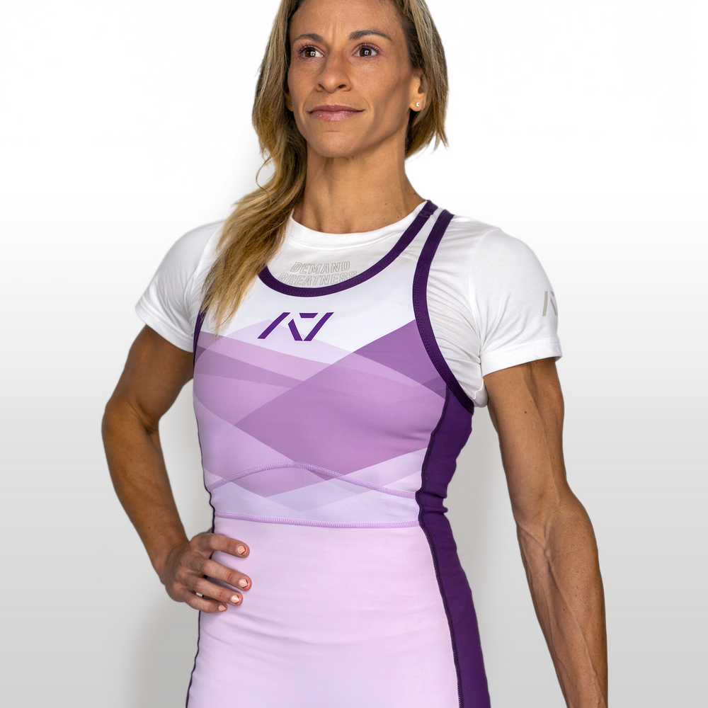 Our IPF APPROVED Rausch Singlets are designed to support the strength and power of an lifter.  A racerback design with advanced compression fabric provides powerlifters ultimate support whilst on the platform. IPF Approved Kit includes Rausch Powerlifting Singlet, A7 Meet Shirt, A7 Zebra Wrist Wraps, A7 Deadlift Socks, Hourglass Knee Sleeves (Stiff Knee Sleeves and Rigor Mortis Knee Sleeves). All A7 Powerlifting Equipment shipping to UK, Norway, Switzerland and Iceland.