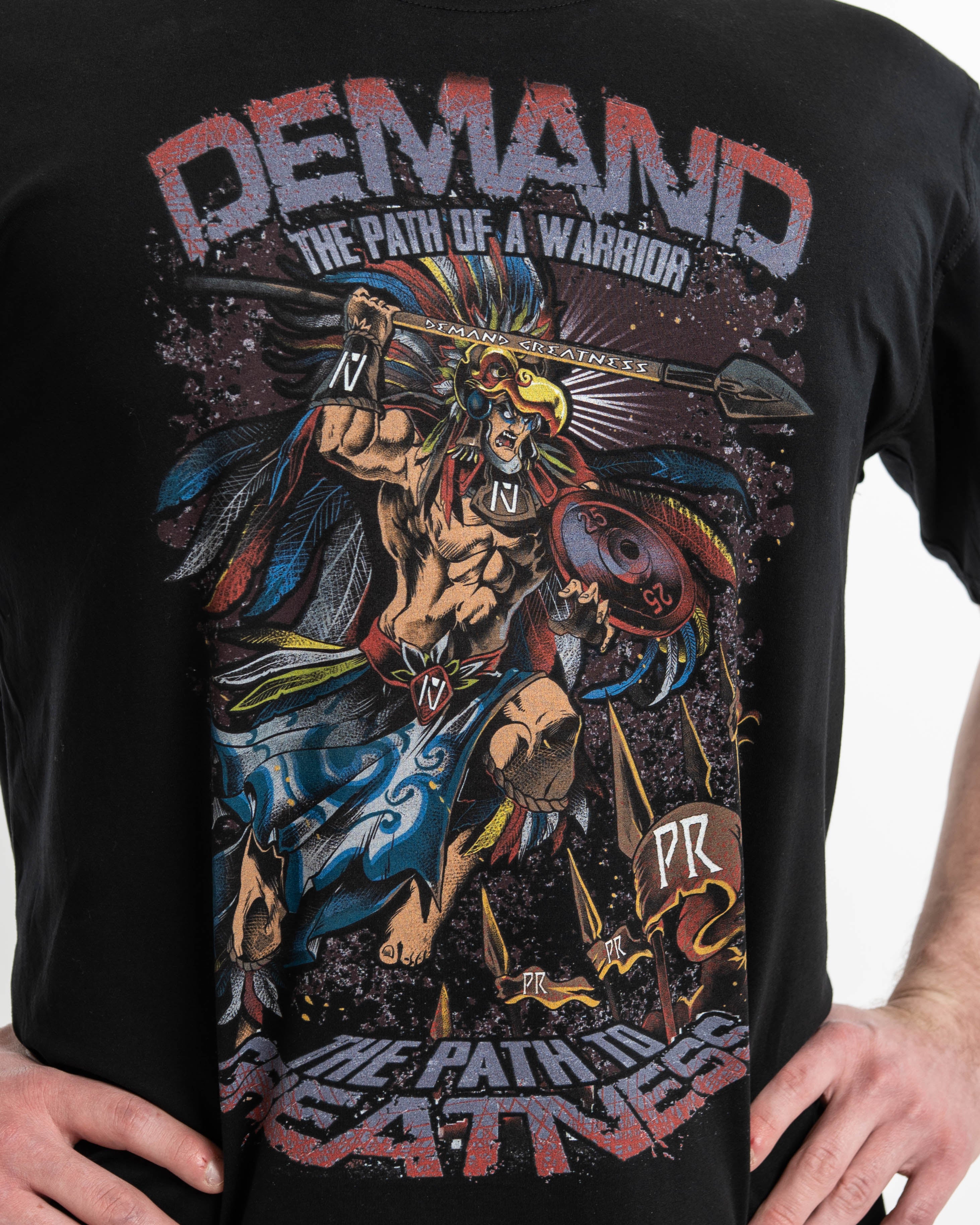 Aztec Warrior Over-Fit Unisex Shirt | A7 UK shipping to Europe