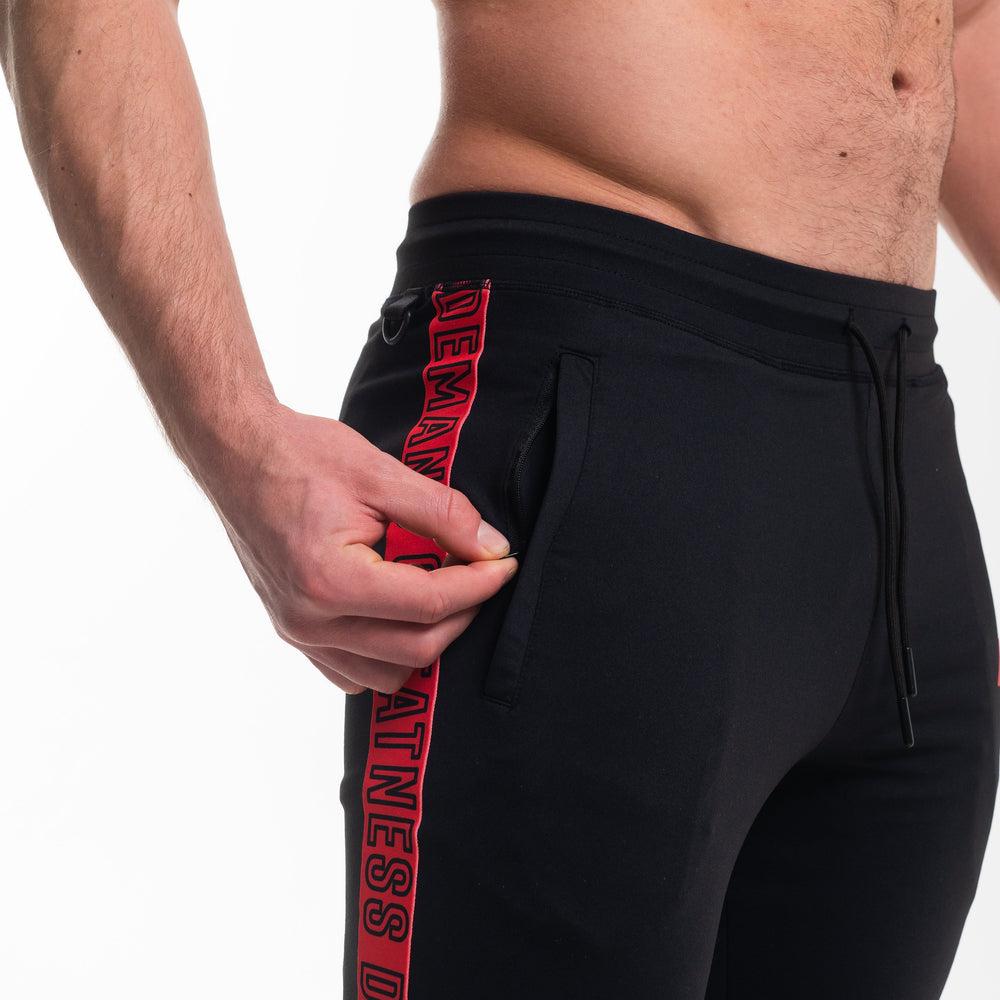 
                      
                        A7 Red Dawn Defy joggers are just as comfortable in the gym as they are going out. These are made with premium moisture-wicking 4-way-stretch material for greater range of motion. These are a great fit for both men and women. All A7 Powerlifting Equipment shipping to UK, Norway, Switzerland and Iceland.
                      
                    