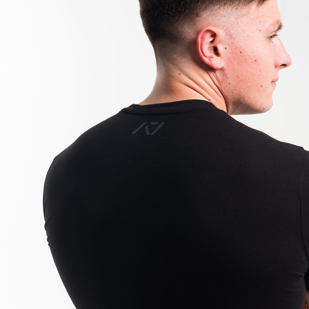 
                      
                        DG23 Shadow Stone is our newmeet shirt design highlighting Demand Greatness with a double outline font to showcase your impact on the platform. The DG23 Meet Shirt is IPF Approved. Shop the full A7 Powerlifting IPF Approved Equipment collection. The IPF Approved Kit includes Powerlifting Singlet, A7 Meet Shirt, A7 Zebra Wrist Wraps, A7 Deadlift Socks, Hourglass Knee Sleeves (Stiff Knee Sleeves and Rigor Mortis Knee Sleeves). All A7 Powerlifting Equipment shipping to UK, Norway, Switzerland and Iceland. 
                      
                    