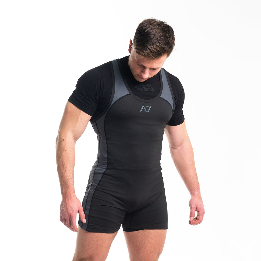 
                      
                        A7 IPF Approved Shadow Stone Luno singlet features extra lat mobility, side panel stitching to guide the squat depth level and curved panel design for a slimming look. The Women's cut singlet features a tapered waist and additional quad room. The IPF Approved Kit includes Luno Powerlifting Singlet, A7 Meet Shirt, A7 Zebra Wrist Wraps, A7 Deadlift Socks, Hourglass Knee Sleeves (Stiff Knee Sleeves and Rigor Mortis Knee Sleeves). All A7 Powerlifting Equipment shipping to UK, Norway, Switzerland and Iceland. 
                      
                    