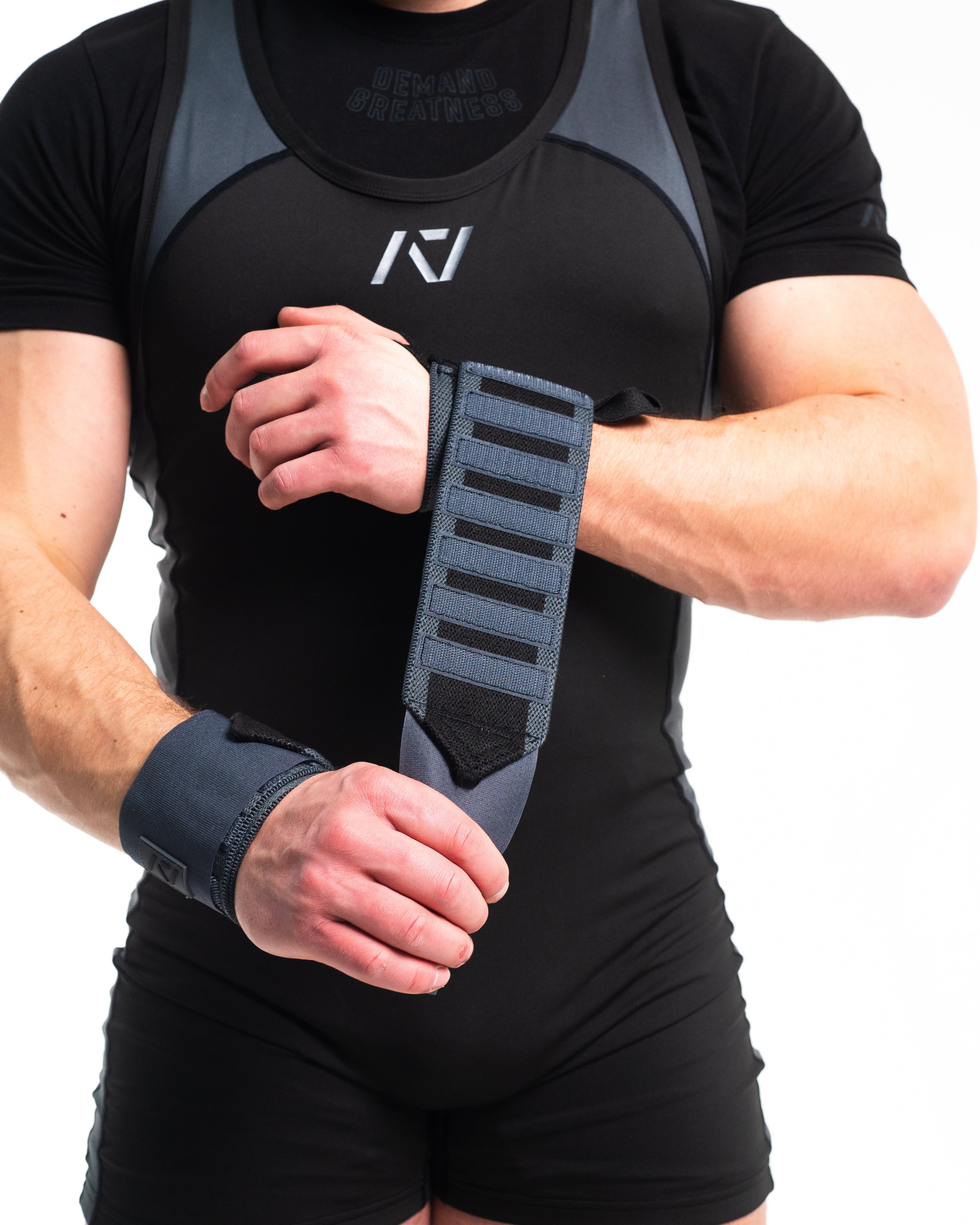 A7 IPF Approved Zebra Wraps feature strips of velcro on the wraps, allowing Zebra Wraps to conform fully to your unique preference of tightness. We offer Zebra wrist wraps in 3 lengths and 4 stiffnesses (Flexi, Mids, Stiff, and Rigor Mortis). The IPF Approved Kit includes Powerlifting Singlet, A7 Meet Shirt, A7 Zebra Wrist Wraps, A7 Deadlift Socks, Hourglass Knee Sleeves (Stiff Knee Sleeves and Rigor Mortis Knee Sleeves). All A7 Powerlifting Equipment shipping to UK, Norway, Switzerland and Iceland.