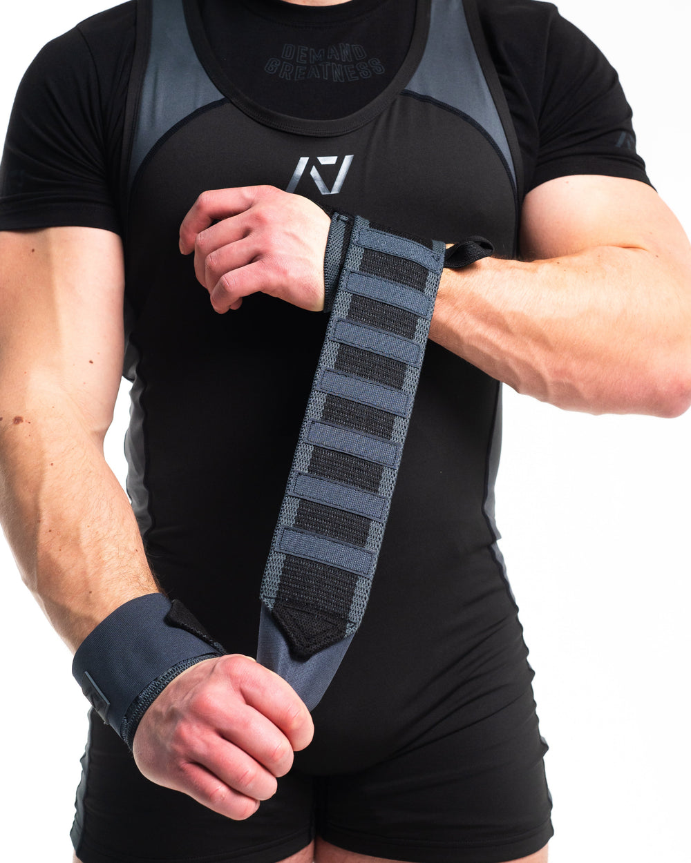 A7 IPF Approved Zebra Wraps feature strips of velcro on the wraps, allowing Zebra Wraps to conform fully to your unique preference of tightness. We offer Zebra wrist wraps in 3 lengths and 4 stiffnesses (Flexi, Mids, Stiff, and Rigor Mortis). The IPF Approved Kit includes Powerlifting Singlet, A7 Meet Shirt, A7 Zebra Wrist Wraps, A7 Deadlift Socks, Hourglass Knee Sleeves (Stiff Knee Sleeves and Rigor Mortis Knee Sleeves). All A7 Powerlifting Equipment shipping to UK, Norway, Switzerland and Iceland.