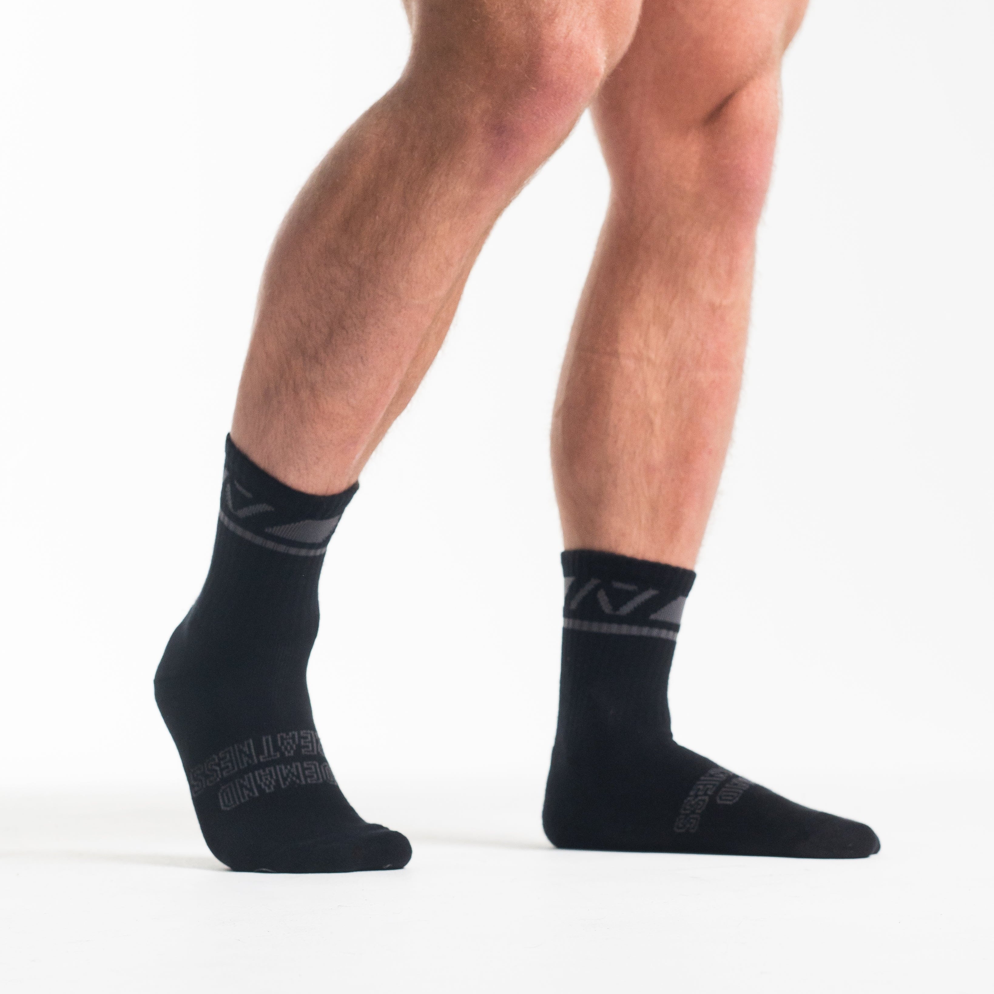A7 Shadow Stone Crew socks showcase dark grey logos to keep contrast at a minimum and let your energy show on the platform, in your training or while out and about. The IPF Approved Shadow Stone Meet Kit includes Powerlifting Singlet, A7 Meet Shirt, A7 Zebra Wrist Wraps, A7 Deadlift Socks, Hourglass Knee Sleeves (Stiff Knee Sleeves and Rigor Mortis Knee Sleeves). All A7 Powerlifting Equipment shipping to UK, Norway, Switzerland and Iceland.