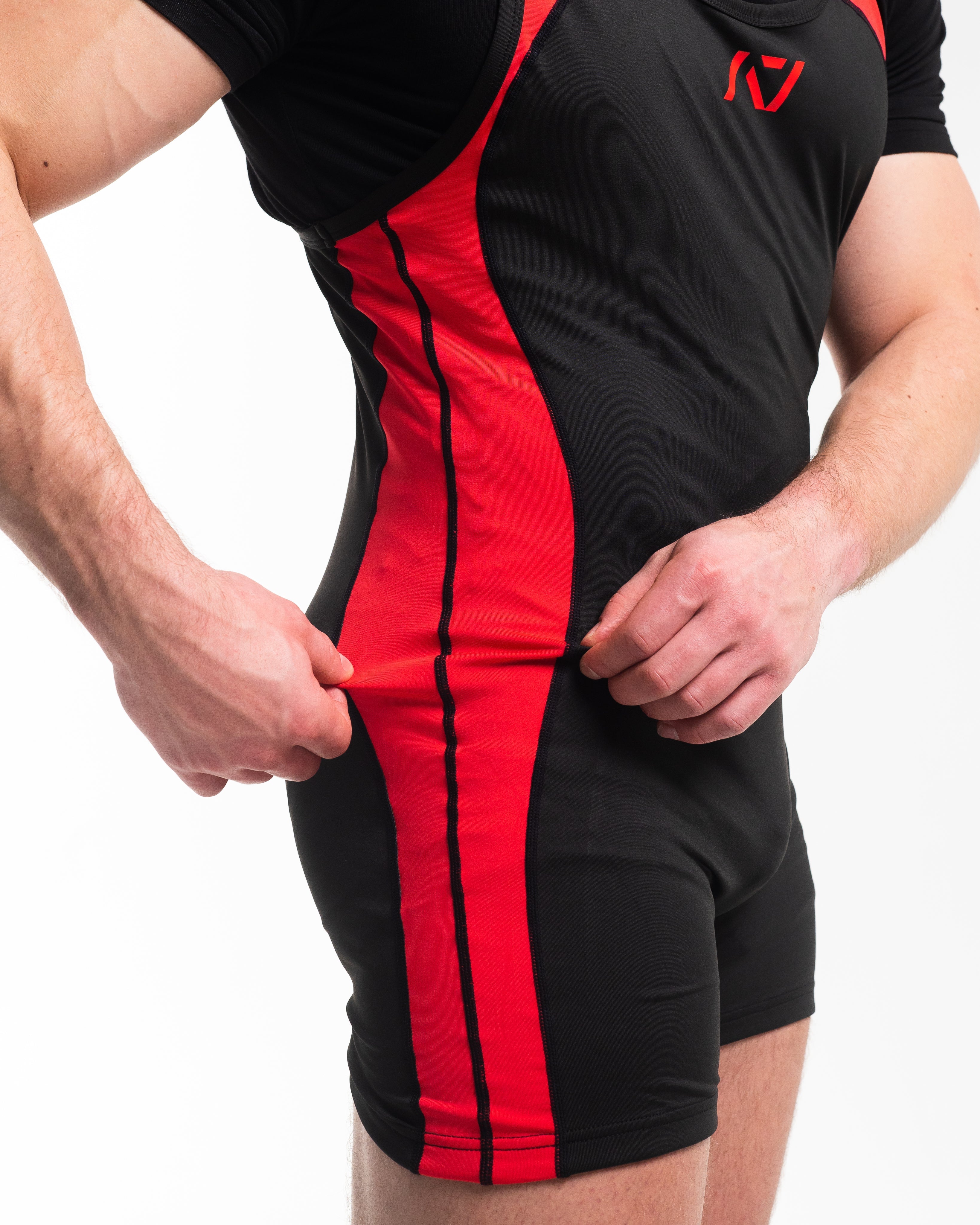 A7 IPF Approved Red Dawn Luno singlet features extra lat mobility, side panel stitching to guide the squat depth level and curved panel design for a slimming look. The Women's cut singlet features a tapered waist and additional quad room. The IPF Approved Kit includes Luno Powerlifting Singlet, A7 Meet Shirt, A7 Zebra Wrist Wraps, A7 Deadlift Socks, Hourglass Knee Sleeves (Stiff Knee Sleeves and Rigor Mortis Knee Sleeves). All A7 Powerlifting Equipment shipping to UK, Norway, Switzerland and Iceland.
