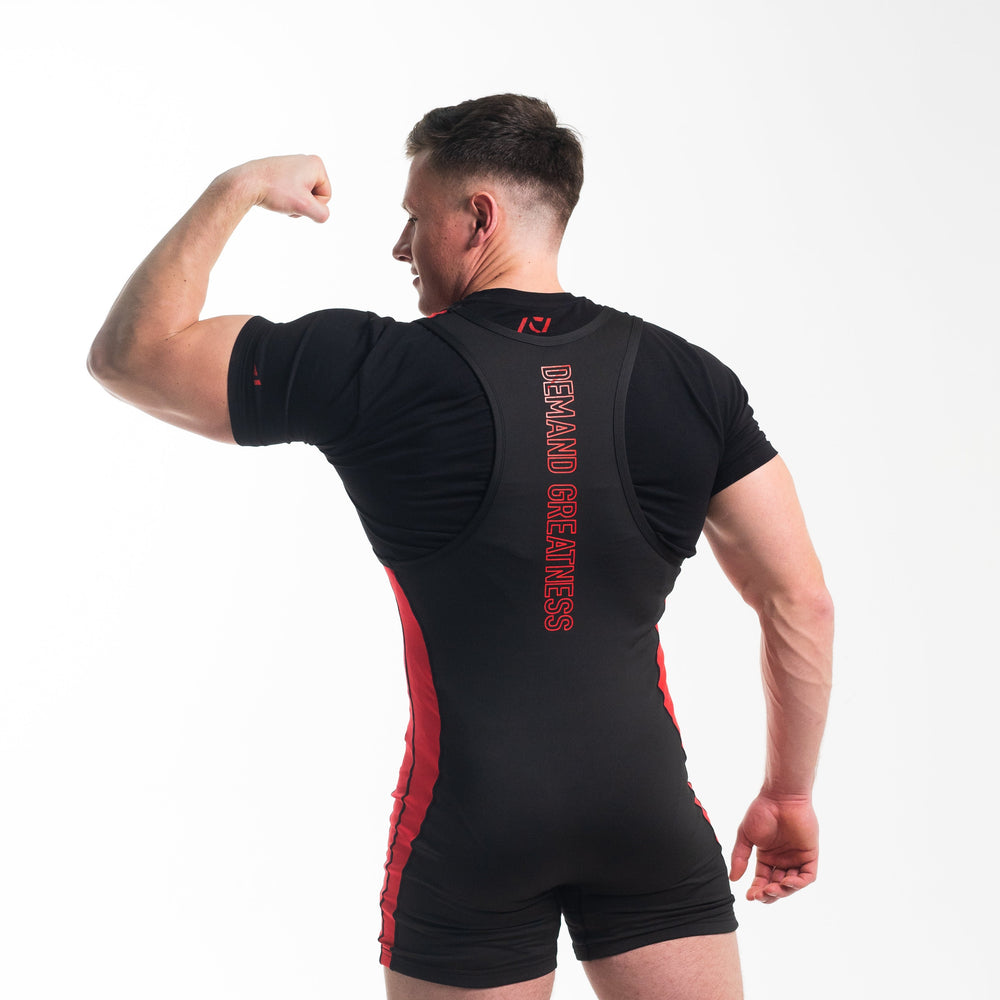 
                      
                        A7 IPF Approved Red Dawn Luno singlet features extra lat mobility, side panel stitching to guide the squat depth level and curved panel design for a slimming look. The Women's cut singlet features a tapered waist and additional quad room. The IPF Approved Kit includes Luno Powerlifting Singlet, A7 Meet Shirt, A7 Zebra Wrist Wraps, A7 Deadlift Socks, Hourglass Knee Sleeves (Stiff Knee Sleeves and Rigor Mortis Knee Sleeves). All A7 Powerlifting Equipment shipping to UK, Norway, Switzerland and Iceland.
                      
                    