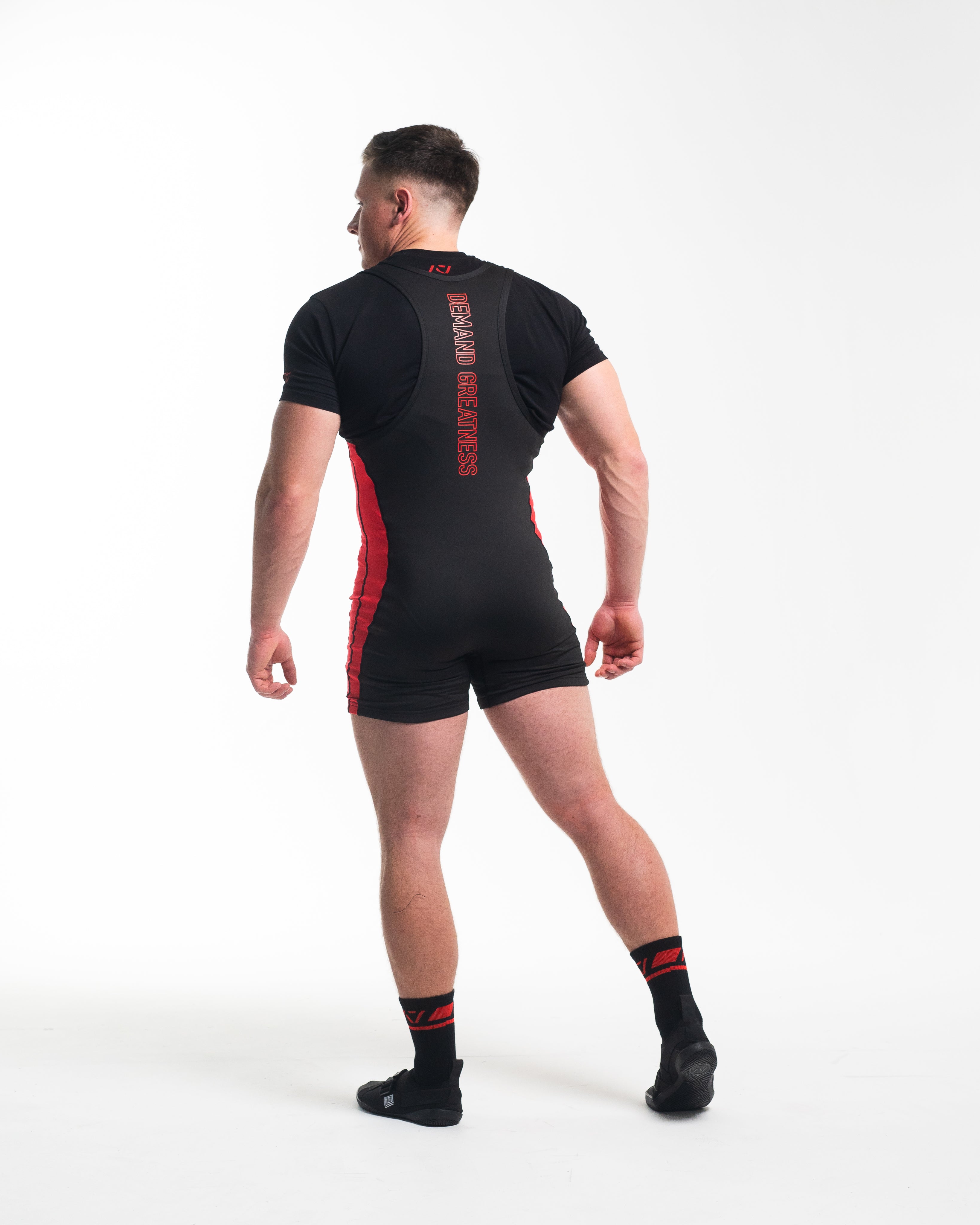 A7 Red Dawn Crew socks showcase dark grey logos to keep contrast at a minimum and let your energy show on the platform, in your training or while out and about. The IPF Approved Shadow Stone Meet Kit includes Powerlifting Singlet, A7 Meet Shirt, A7 Zebra Wrist Wraps, A7 Deadlift Socks, Hourglass Knee Sleeves (Stiff Knee Sleeves and Rigor Mortis Knee Sleeves). All A7 Powerlifting Equipment shipping to UK, Norway, Switzerland and Iceland.