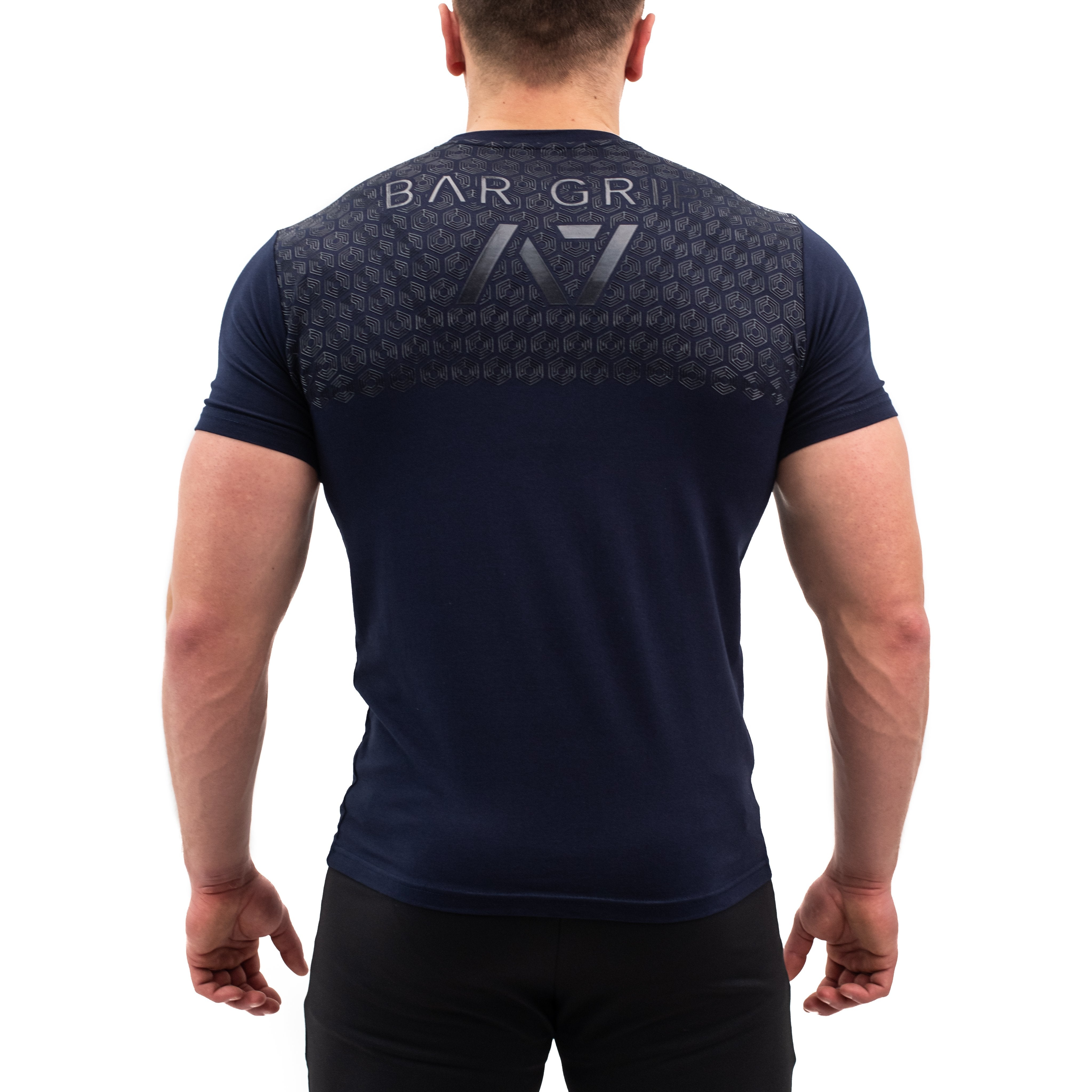 Rift Bar Grip T-shirt, great as a squat shirt. Purchase Rift Bar Grip tshirt UK from A7 UK. Purchase Rift Bar Grip Shirt in Europe from A7 UK. No more chalk and no more sliding. Best Bar Grip Tshirts, shipping to UK and Europe from A7 UK. Rift is our classic black on black shirt design! The best Powerlifting apparel for all your workouts. Available in UK and Europe including France, Italy, Germany, Sweden and Poland