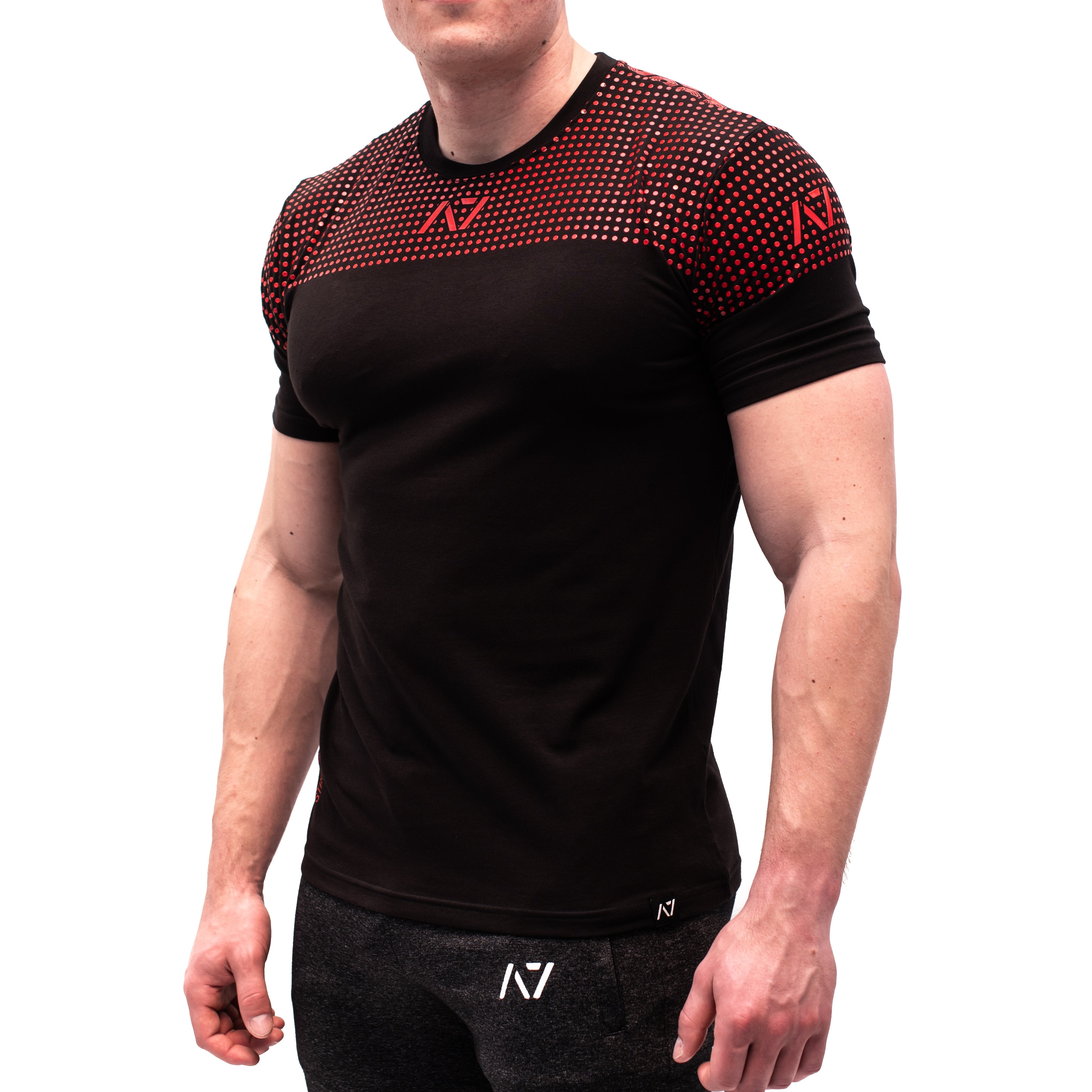 A7 Bar Grip T-shirt is great as a squat shirt as well as for bench pressing. The perfect grip shirt. Purchase your Bar Grip tshirt in Europe and the UK from www.A7UK.com. Purchase Bar Grip Shirt Europe from A7 UK. Best Bar Grip Tshirts, shipping to UK and Europe from A7 UK. The best Powerlifting apparel for all your workouts. Available in UK and Europe including France, Italy, Germany, Sweden and Poland