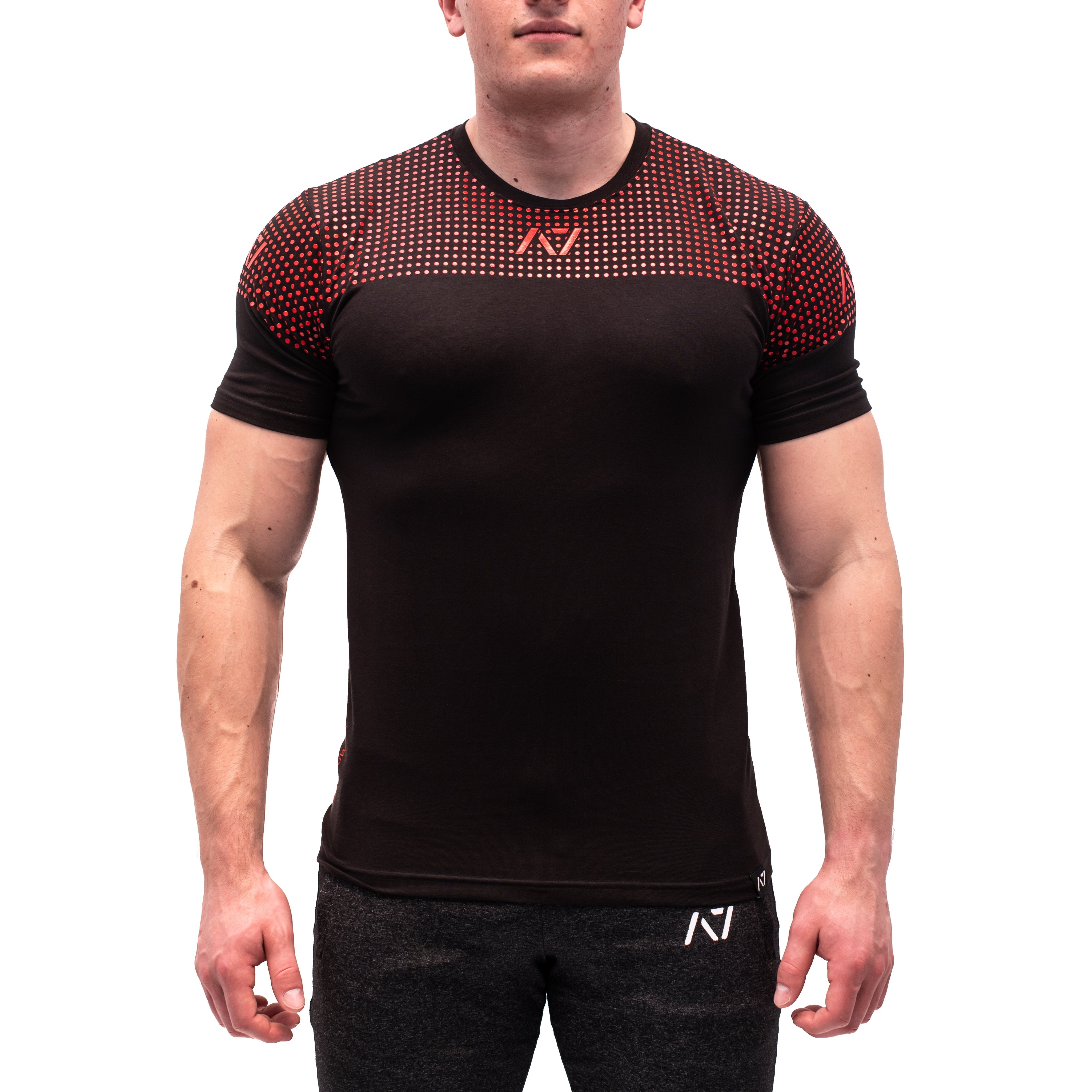 A7 Bar Grip T-shirt is great as a squat shirt as well as for bench pressing. The perfect grip shirt. Purchase your Bar Grip tshirt in Europe and the UK from www.A7UK.com. Purchase Bar Grip Shirt Europe from A7 UK. Best Bar Grip Tshirts, shipping to UK and Europe from A7 UK. The best Powerlifting apparel for all your workouts. Available in UK and Europe including France, Italy, Germany, Sweden and Poland