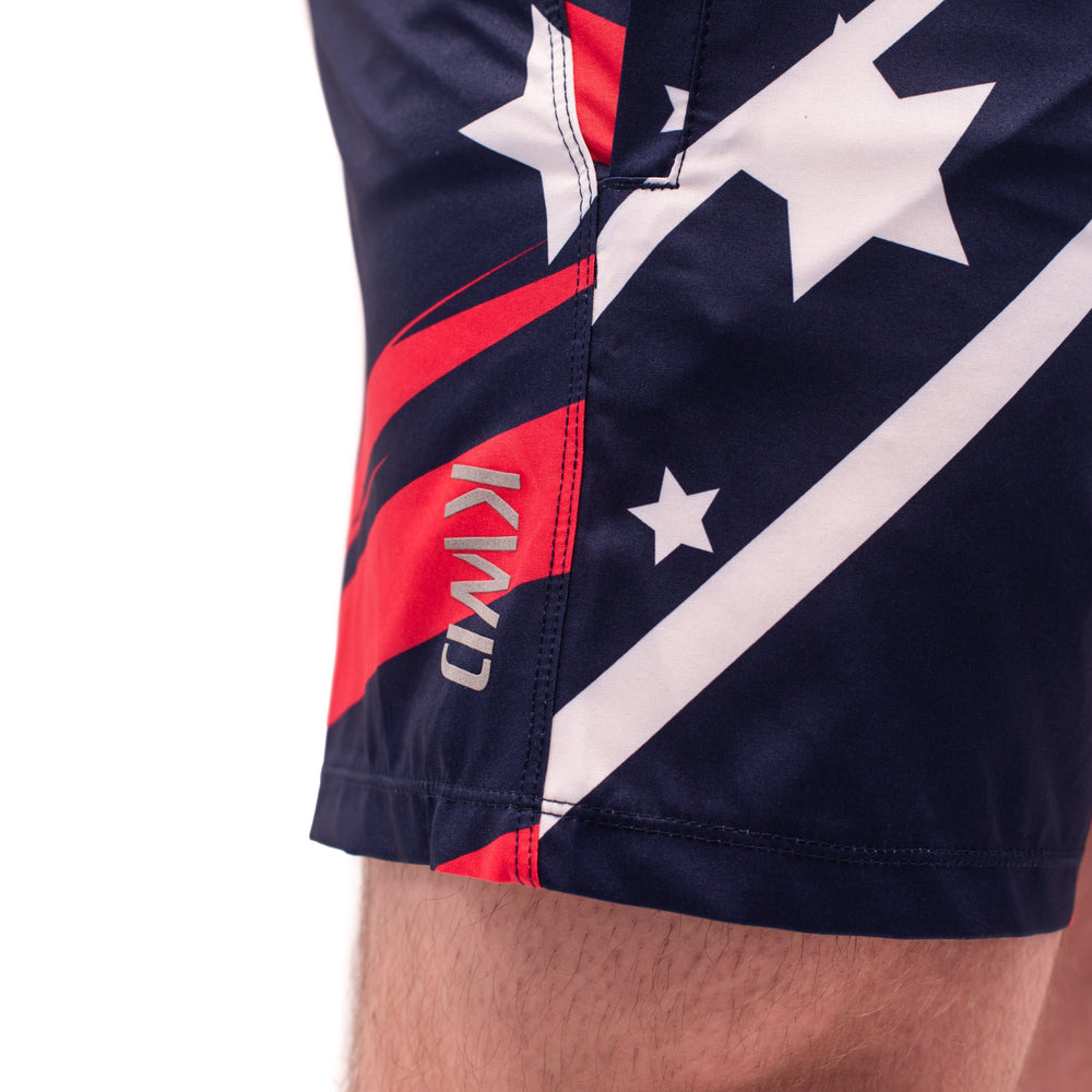 
                      
                        Have you ever squatted in shorts and realised that they may be too tight on you at the bottom of a squat? We have solved this problem with A7 Centre-stretch Squat Shorts. The shorts are made with stretchy fabric in between legs so you are never constricted during your squat. KWD shorts have a shorter inseam and are designed to show off your quads (KWaDs).
                      
                    
