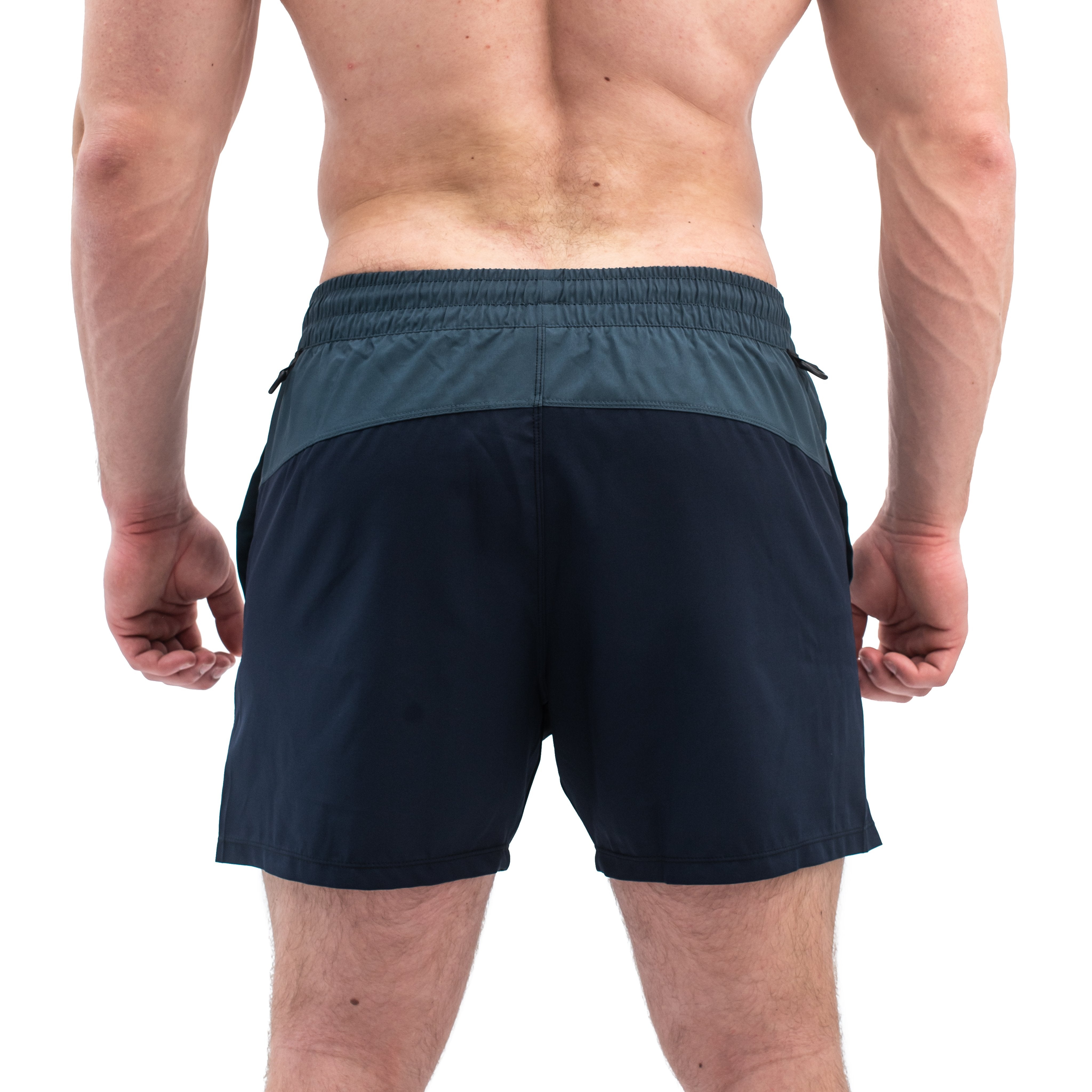 A dual colour-way inspired by the natural discolouration of iron when is formed. Named after our love for the iron and themed on the dark colours that set the mood for maintaining the focus to achieve your goals. It's all about avoiding distractions and with our Centre stretch of these shorts you can maintain the fit you want with the added comfort of a little extra stretch for all the movements life and your training takes you.