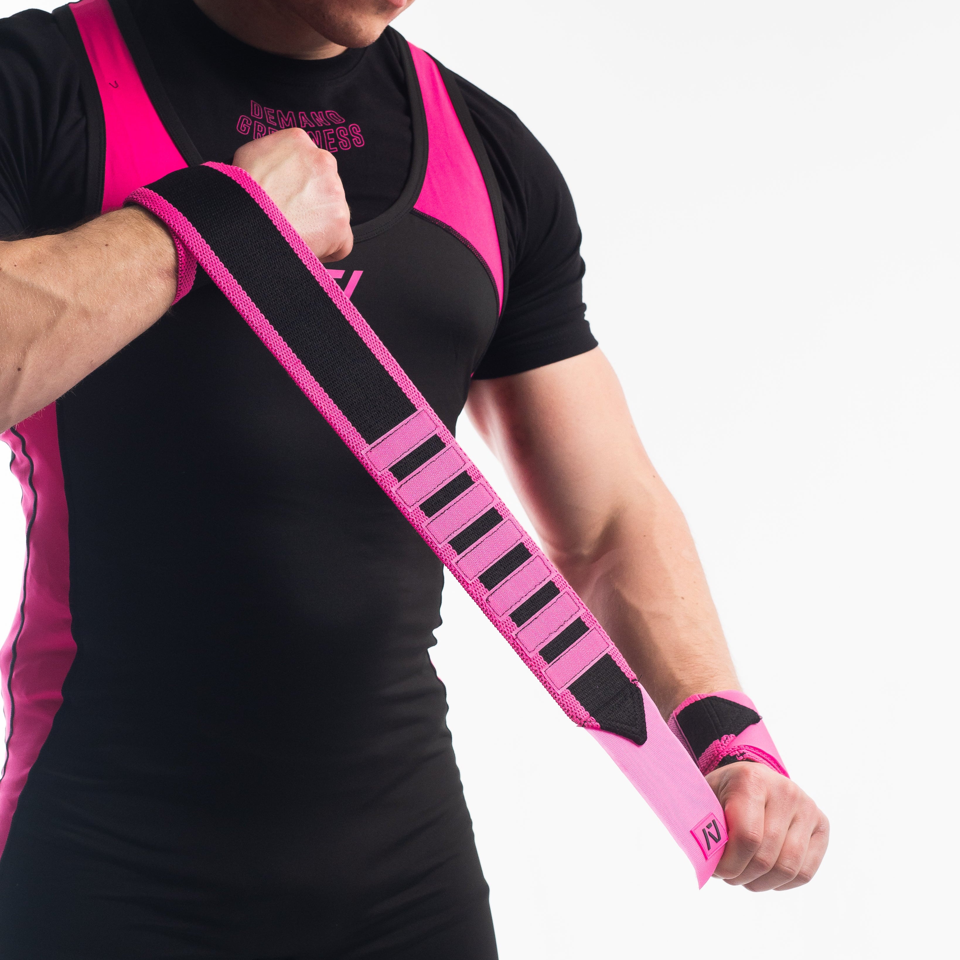 A7 IPF Approved Zebra Wraps feature strips of velcro on the wraps, allowing Zebra Wraps to conform fully to your unique preference of tightness. We offer Zebra wrist wraps in 3 lengths and 4 stiffnesses (Flexi, Mids, Stiff, and Rigor Mortis). The IPF Approved Kit includes Powerlifting Singlet, A7 Meet Shirt, A7 Zebra Wrist Wraps, A7 Deadlift Socks, Hourglass Knee Sleeves (Stiff Knee Sleeves and Rigor Mortis Knee Sleeves). All A7 Powerlifting Equipment shipping to UK, Norway, Switzerland and Iceland.
