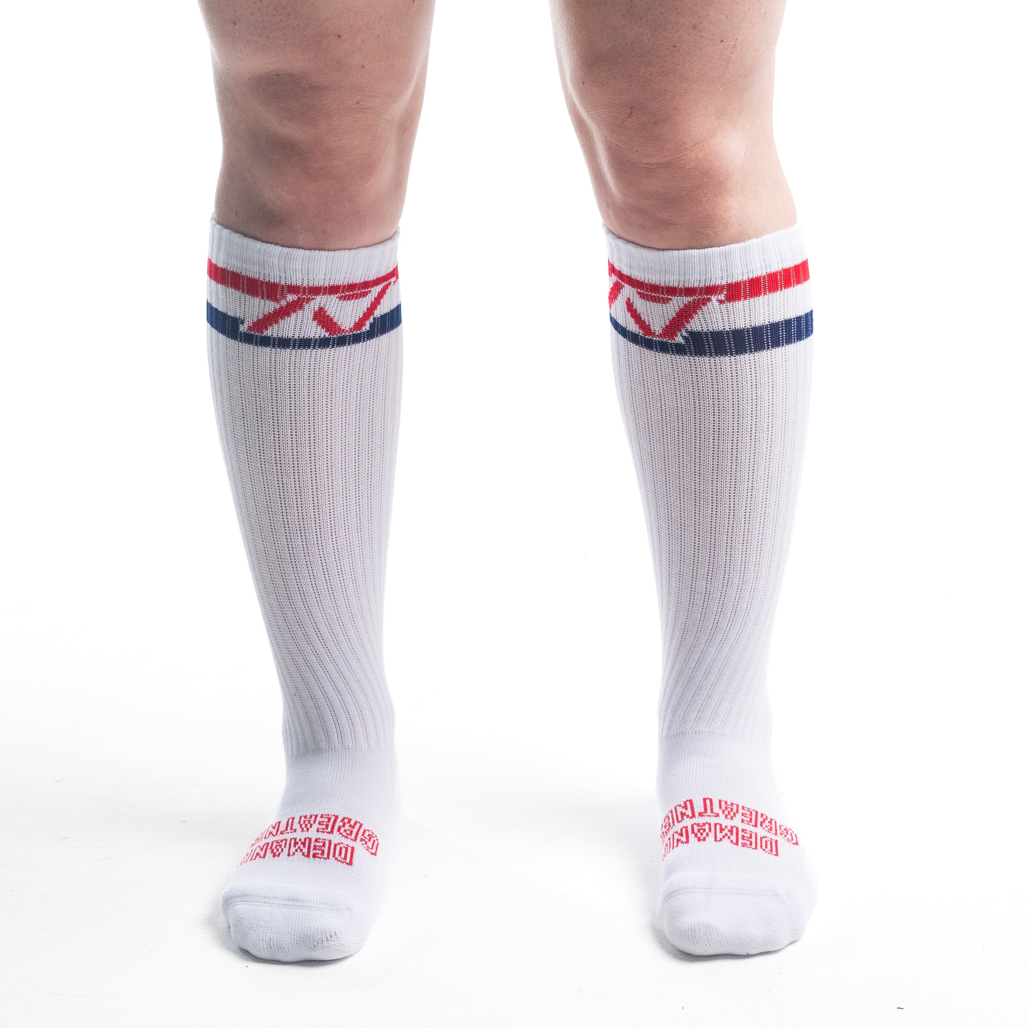 A7 RWB Crew socks showcase redm, white and blue logos and let your energy show on the platform, in your training or while out and about. The IPF Approved Night Light Meet Kit includes Powerlifting Singlet, A7 Meet Shirt, A7 Zebra Wrist Wraps, A7 Deadlift Socks, Hourglass Knee Sleeves (Stiff Knee Sleeves and Rigor Mortis Knee Sleeves). All A7 Powerlifting Equipment shipping to UK, Norway, Switzerland 
