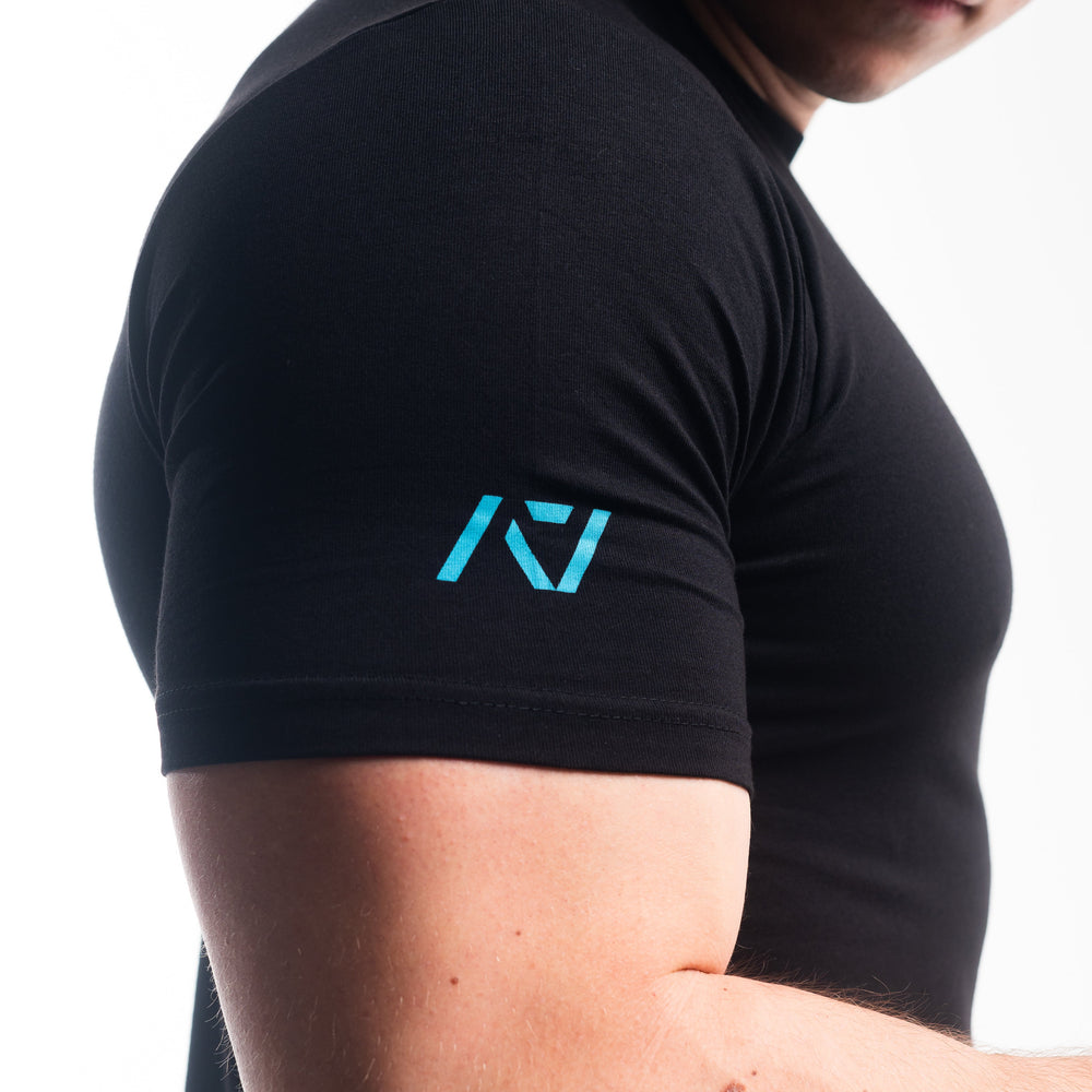 
                      
                        DG23 Azul is our new meet shirt design highlighting Demand Greatness with a double outline font to showcase your impact on the platform. The DG23 Meet Shirt is IPF Approved. Shop the full A7 Powerlifting IPF Approved Equipment collection. The IPF Approved Kit includes Powerlifting Singlet, A7 Meet Shirt, A7 Zebra Wrist Wraps, A7 Deadlift Socks, Hourglass Knee Sleeves (Stiff Knee Sleeves and Rigor Mortis Knee Sleeves). All A7 Powerlifting Equipment shipping to UK, Norway, Switzerland and Iceland.
                      
                    
