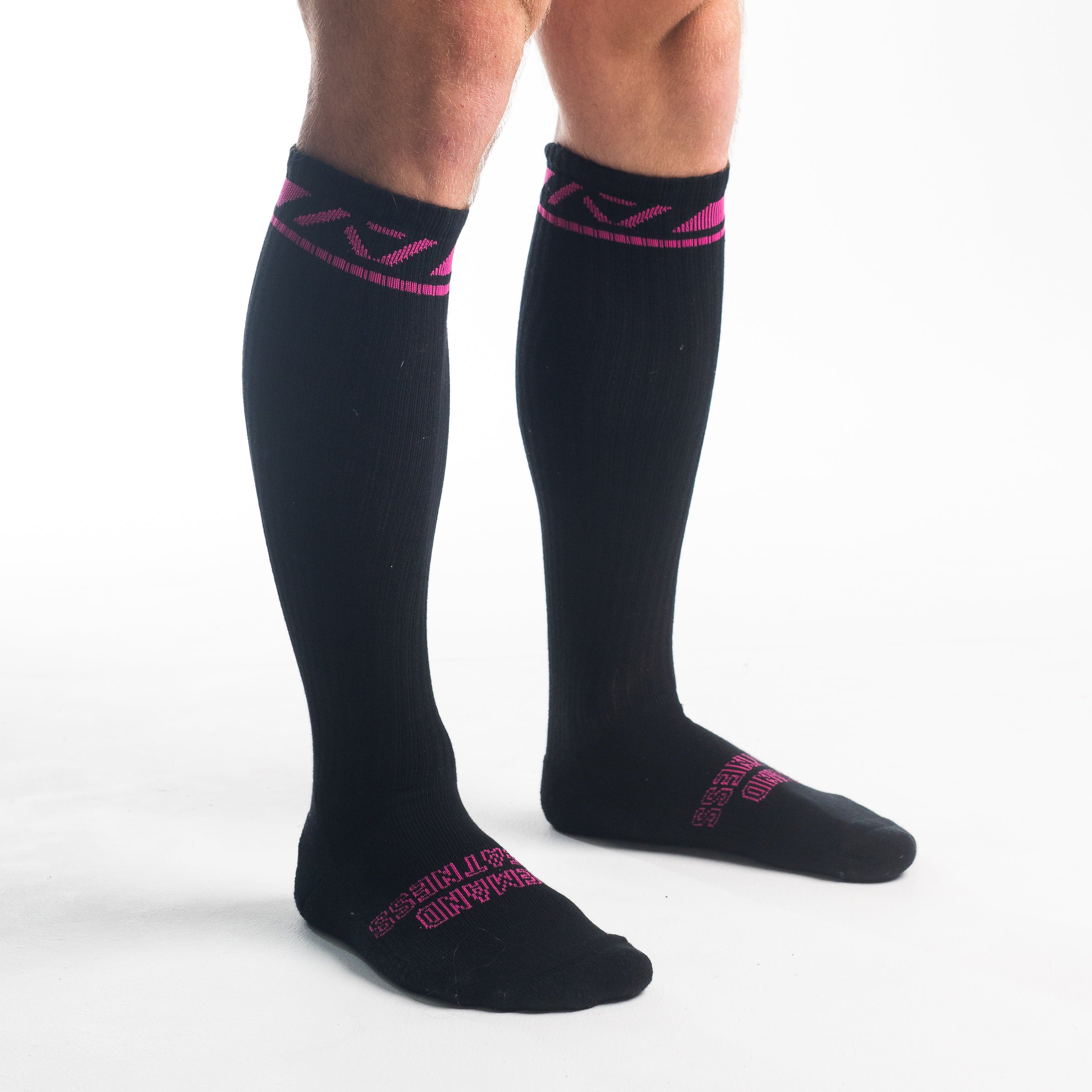 A7 Flamingo deadlift socks are designed specifically for pulls and keep your shins protected from scrapes. A7 deadlift socks are a perfect pair to wear in training or powerlifting competition. The A7 IPF Approved Kit includes Powerlifting Singlet, A7 Meet Shirt, A7 Zebra Wrist Wraps, A7 Deadlift Socks, Hourglass Knee Sleeves (Stiff Knee Sleeves and Rigor Mortis Knee Sleeves). All A7 Powerlifting Equipment shipping to UK, Norway, Switzerland and Iceland.