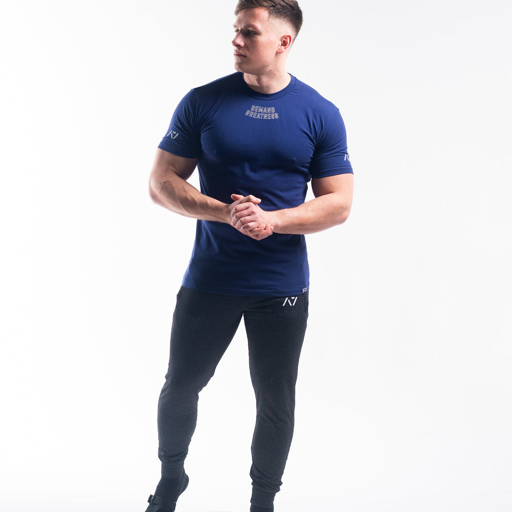 
                      
                        DG23 Night Light is our new meet shirt design highlighting Demand Greatness with a double outline font to showcase your impact on the platform. The DG23 Meet Shirt is IPF Approved. Shop the full A7 Powerlifting IPF Approved Equipment collection. The IPF Approved Kit includes Powerlifting Singlet, A7 Meet Shirt, A7 Zebra Wrist Wraps, A7 Deadlift Socks, Hourglass Knee Sleeves (Stiff Knee Sleeves and Rigor Mortis Knee Sleeves). All A7 Powerlifting Equipment shipping to UK, Norway, Switzerland and Iceland.
                      
                    