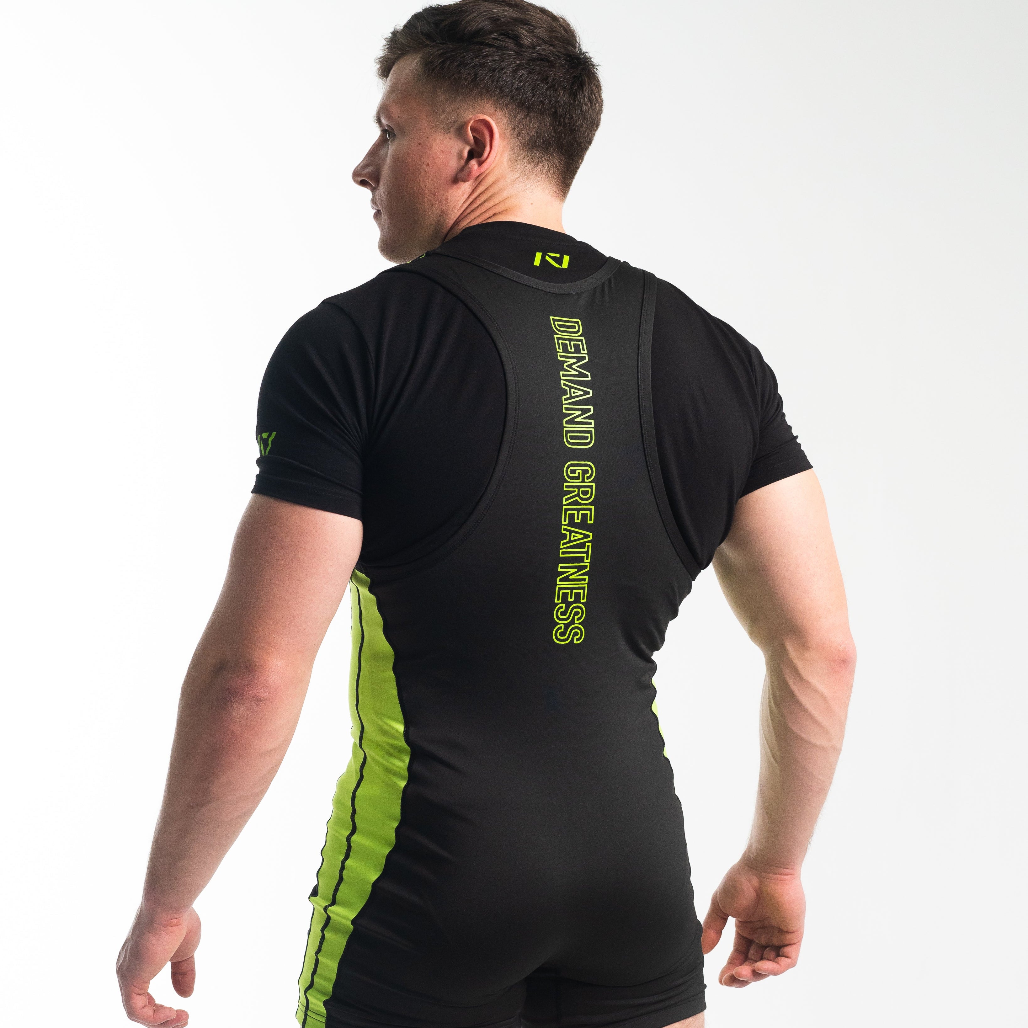 A7 IPF Approved Alien Luno singlet features extra lat mobility, side panel stitching to guide the squat depth level and curved panel design for a slimming look. The Women's cut singlet features a tapered waist and additional quad room. The IPF Approved Kit includes Alien Luno Powerlifting Singlet, A7 Meet Shirt, A7 Deadlift Socks, Hourglass Knee Sleeves (Stiff Knee Sleeves and Rigor Mortis Knee Sleeves). All A7 Powerlifting Equipment shipping to UK, Norway, Switzerland and Iceland.