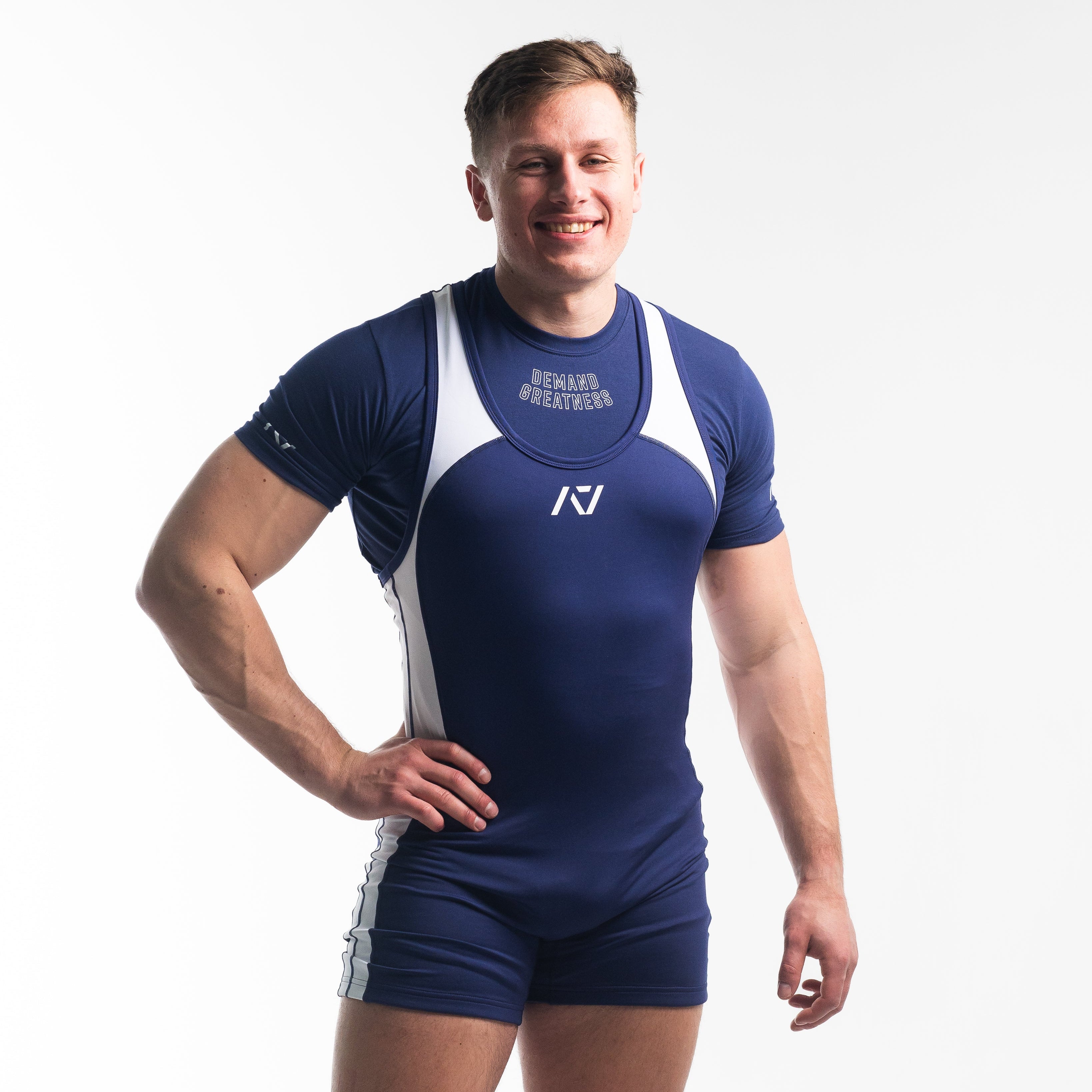 A7 IPF Approved Night Light Luno singlet features extra lat mobility, side panel stitching to guide the squat depth level and curved panel design for a slimming look. The Women's cut singlet features a tapered waist and additional quad room. The IPF Approved Kit includes Luno Powerlifting Singlet, A7 Meet Shirt, A7 Zebra Wrist Wraps, A7 Deadlift Socks, Hourglass Knee Sleeves (Stiff Knee Sleeves and Rigor Mortis Knee Sleeves). All A7 Powerlifting Equipment shipping to UK, Norway, Switzerland and Iceland.