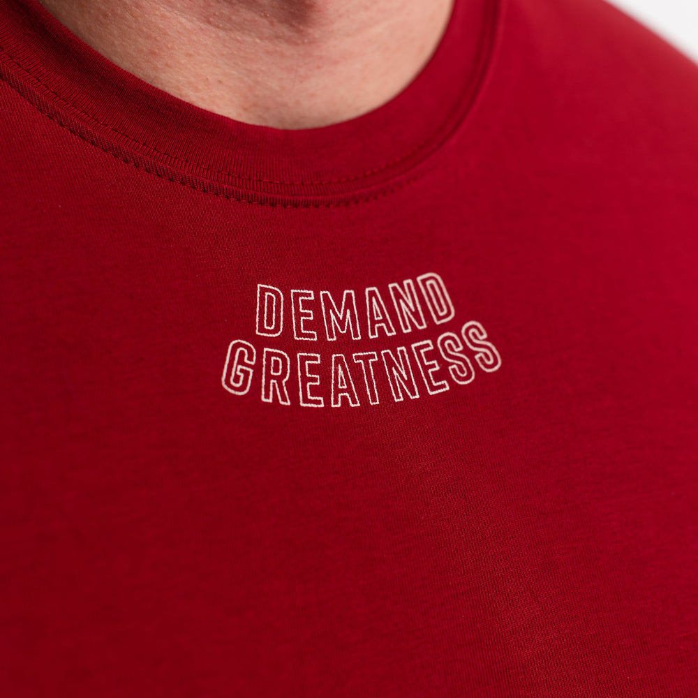 
                      
                        DG23 Ivory Rose is our new meet shirt design highlighting Demand Greatness with a double outline font to showcase your impact on the platform. The DG23 Meet Shirt is IPF Approved. Shop the full A7 Powerlifting IPF Approved Equipment collection. The IPF Approved Kit includes Powerlifting Singlet, A7 Meet Shirt, A7 Zebra Wrist Wraps, A7 Deadlift Socks, Hourglass Knee Sleeves (Stiff Knee Sleeves and Rigor Mortis Knee Sleeves). All A7 Powerlifting Equipment shipping to UK, Norway, Switzerland and Iceland. 
                      
                    