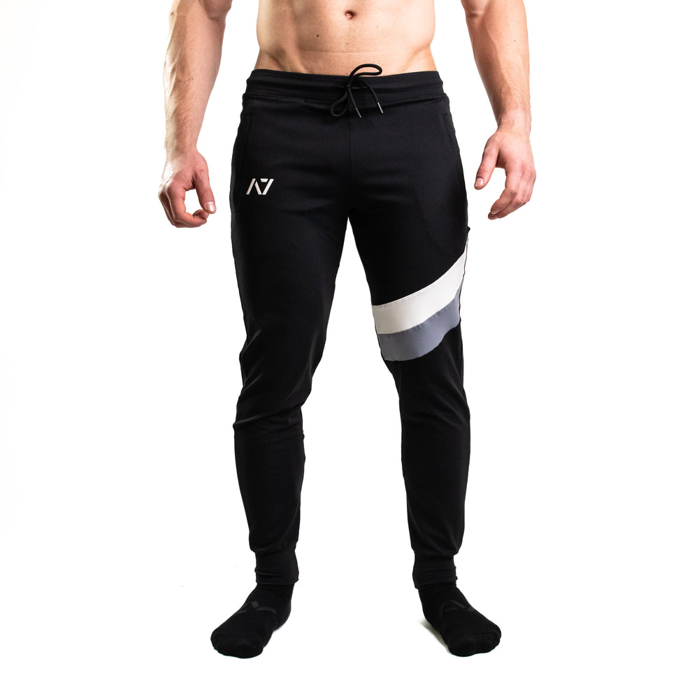 
                      
                        Defy Joggers have likely become a staple in your wardrobe. With our newest Monochrome design colourway we set out to provide a unique yet simple monochrome colour combo to match with all the stealth, gray, white and even more poppy colours of your current collection or many of the pieces we have available.
                      
                    