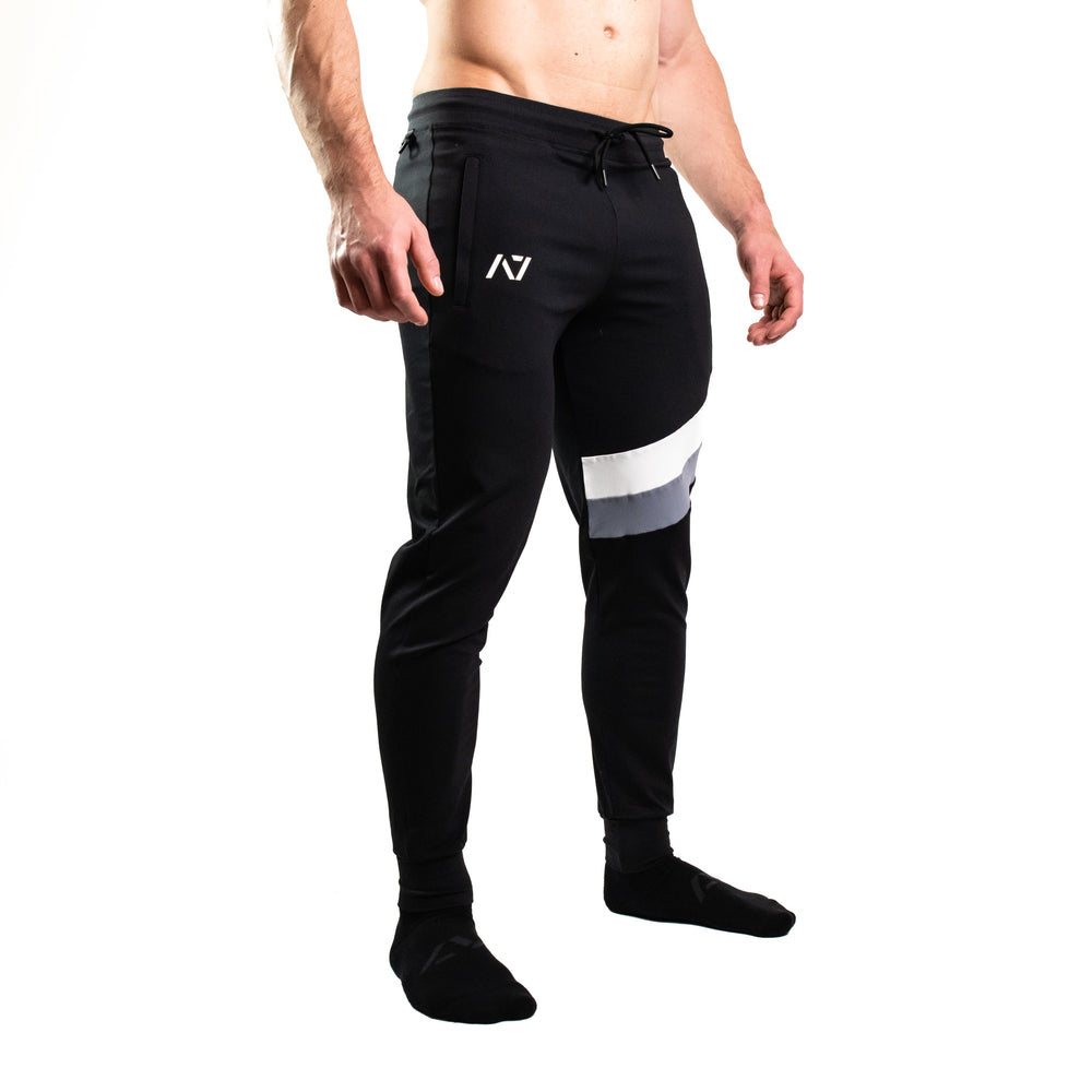 
                      
                        Defy Joggers have likely become a staple in your wardrobe. With our newest Monochrome design colourway we set out to provide a unique yet simple monochrome colour combo to match with all the stealth, gray, white and even more poppy colours of your current collection or many of the pieces we have available.
                      
                    