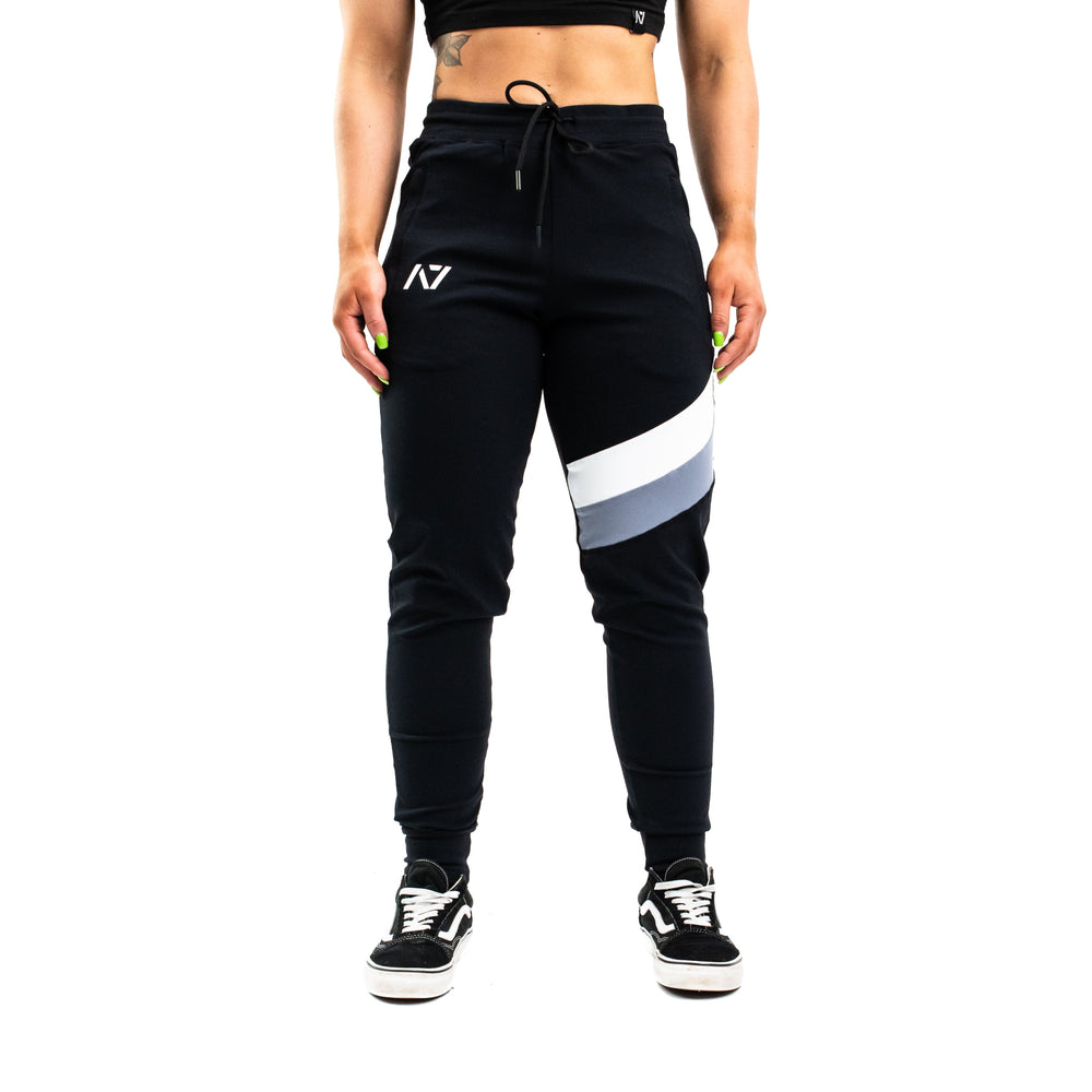
                      
                        Defy Joggers have likely become a staple in your wardrobe. With our newest Monochrome design colourway we set out to provide a unique yet simple monochrome colour combo to match with all the stealth, gray, white and even more poppy colours of your current collection or many of the pieces we have available.
                      
                    