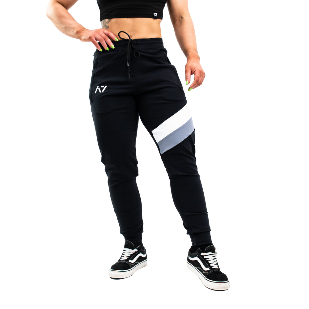 
                      
                        Defy Joggers have likely become a staple in your wardrobe. With our newest Monochrome design colourway we set out to provide a unique yet simple monochrome colour combo to match with all the stealth, gray, white and even more poppy colours of your current collection or many of the pieces we have available.
                      
                    