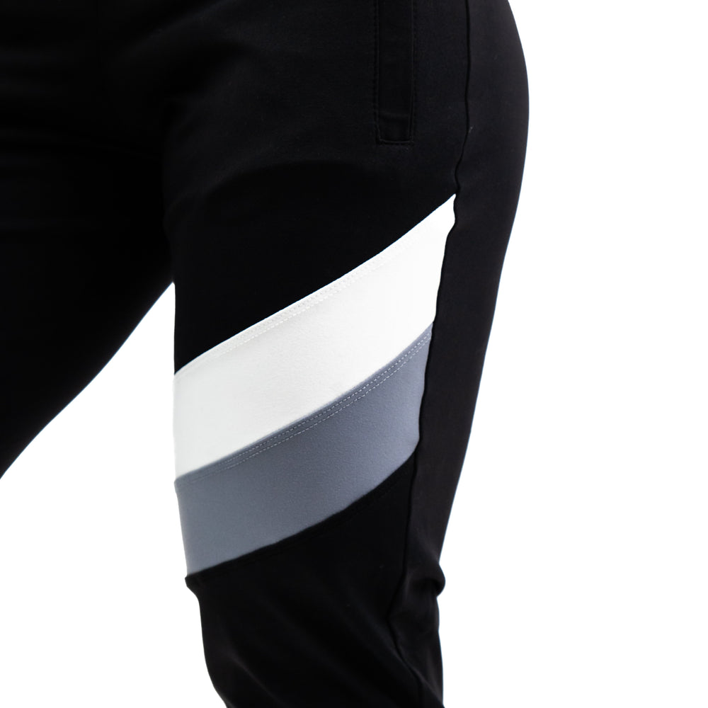
                      
                        Defy Joggers have likely become a staple in your wardrobe. With our newest Monochrome design colourway we set out to provide a unique yet simple monochrome colour combo to match with all the stealth, gray, white and even more poppy colours of your current collection or many of the pieces we have available.
                      
                    