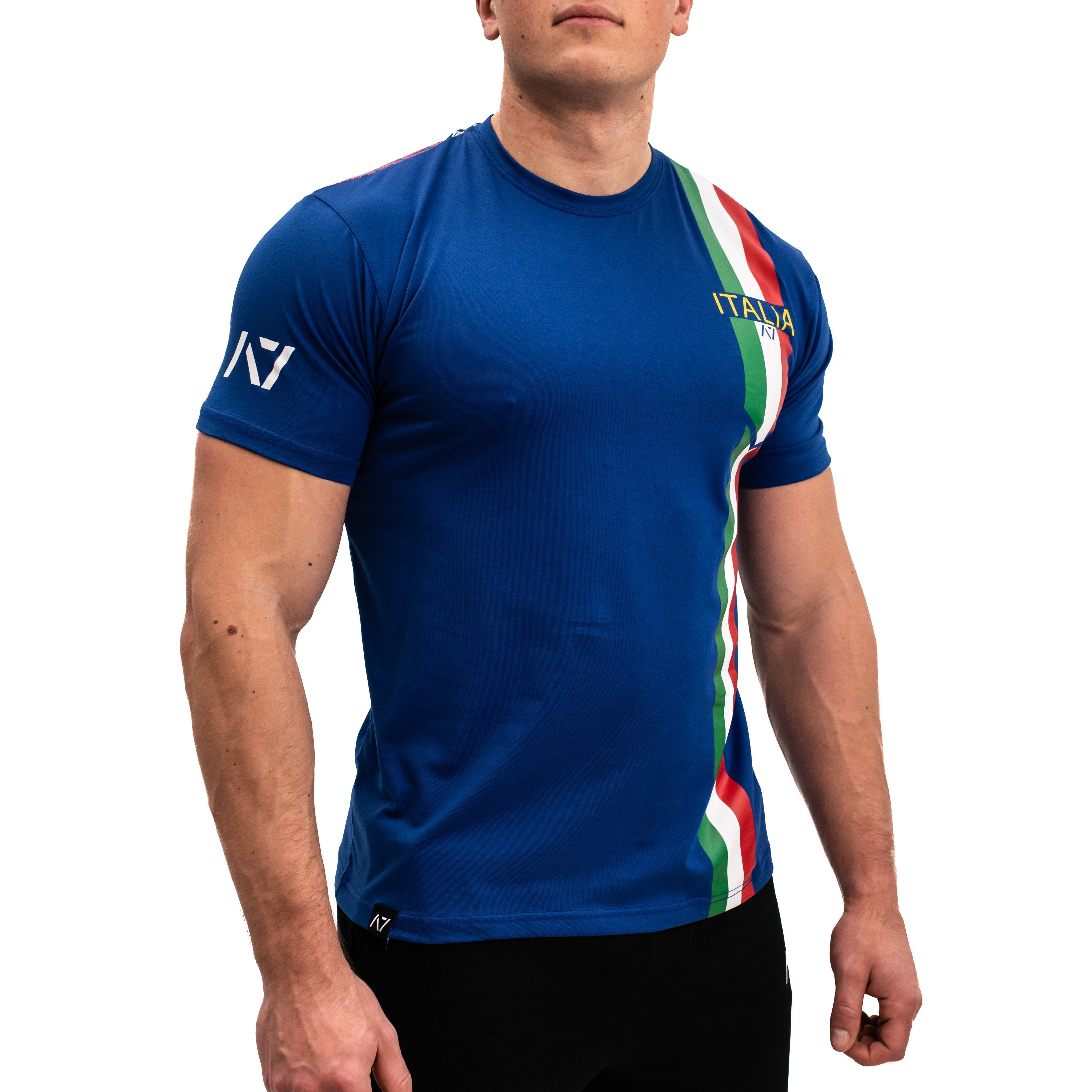  A7 Italia Bar Grip T-shirt is great as a squat shirt as well as for bench pressing. The perfect grip shirt. Purchase your Bar Grip tshirt in Europe and the UK from www.A7UK.com. Purchase Bar Grip Shirt Europe from A7 UK. Best Bar Grip Tshirts, shipping to UK and Europe from A7 UK. The best Powerlifting apparel for all your workouts. A7 Italy Bar Grip available in UK and Europe including France, Italy, Germany, Sweden and Poland