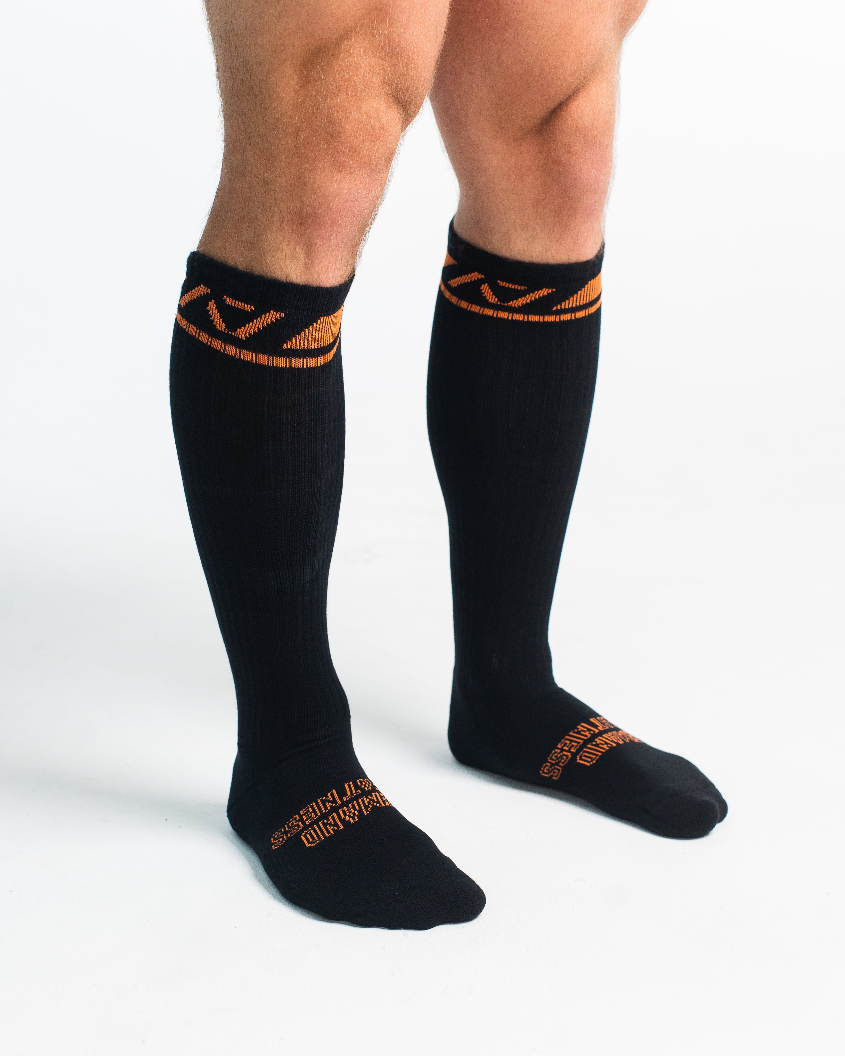 A7 Blaze deadlift socks are designed specifically for pulls and keep your shins protected from scrapes. A7 deadlift socks are a perfect pair to wear in training or powerlifting competition. The A7 IPF Approved Kit includes Powerlifting Singlet, A7 Meet Shirt, A7 Zebra Wrist Wraps, A7 Deadlift Socks, Hourglass Knee Sleeves (Stiff Knee Sleeves and Rigor Mortis Knee Sleeves). All A7 Powerlifting Equipment shipping to UK, Norway, Switzerland and Iceland.