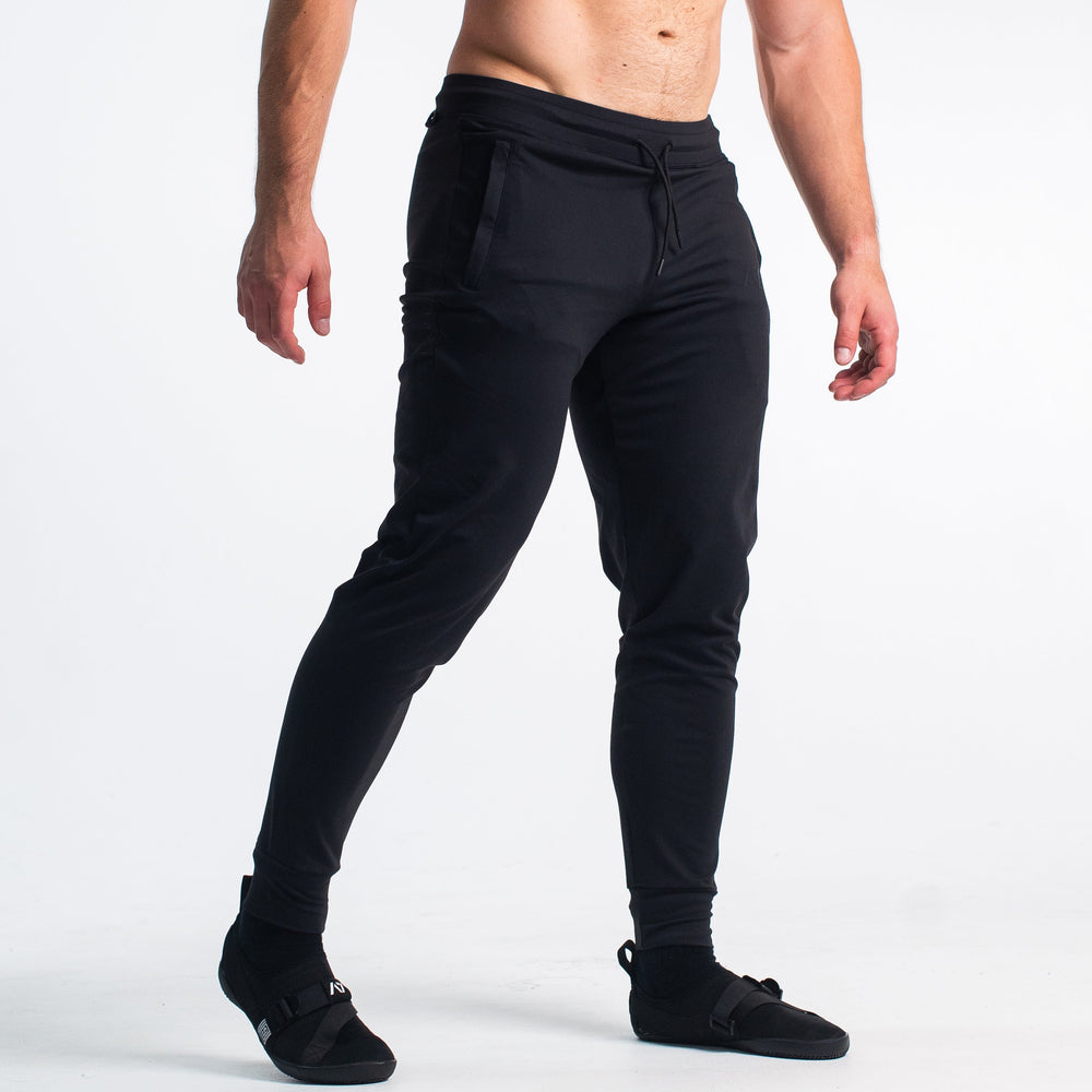 
                      
                        Defy joggers are just as comfortable in the gym as they are going out. These are made with premium moisture-wicking 4-way-stretch material for greater range of motion. These are a great fit for both men and women and offer deep zippered pockets and tapered leg design. Purchase Stealth Defy Joggers from A7 UK shipping to UK or A7 Europe shipping to EU.
                      
                    