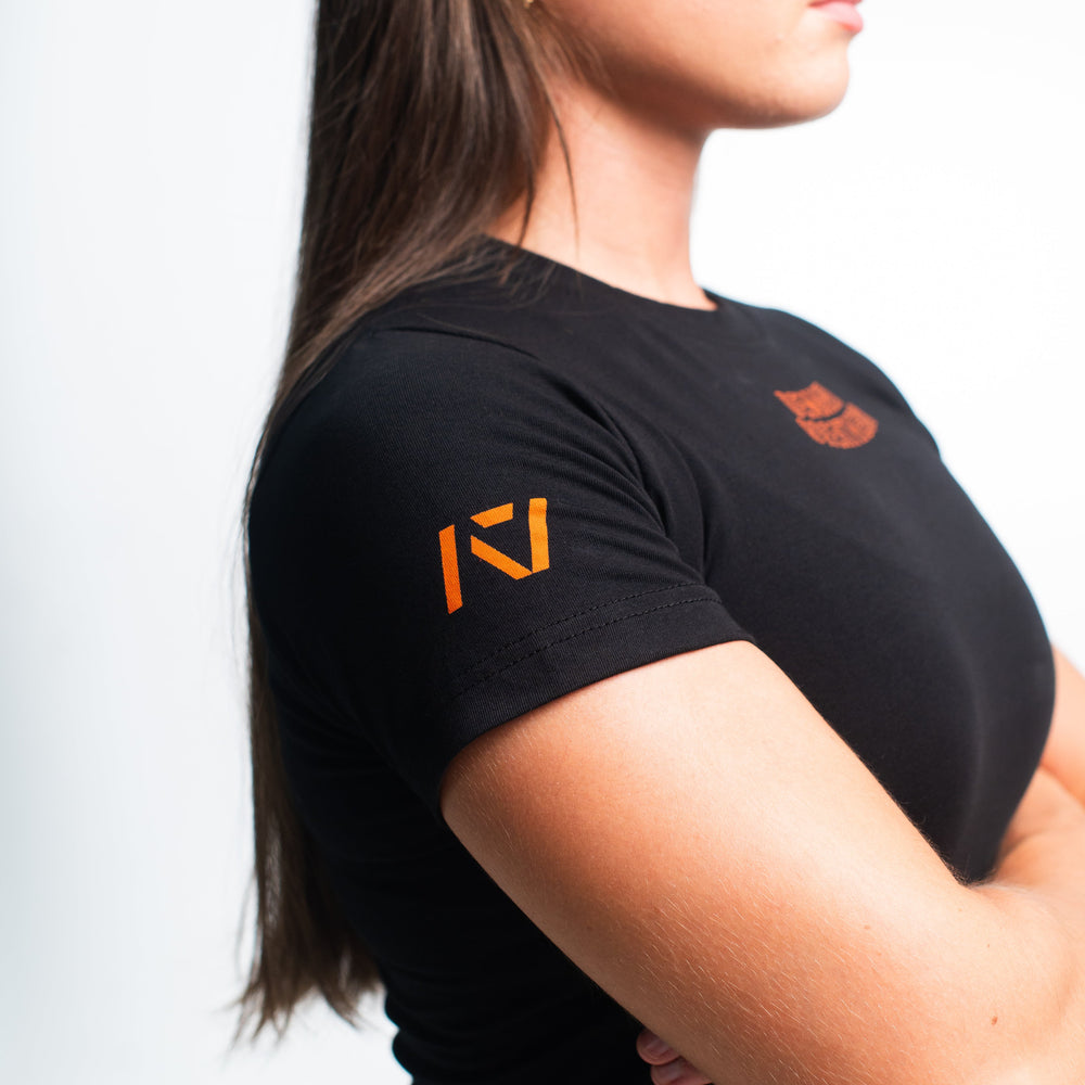
                      
                        DG23 Blaze is our new meet shirt design highlighting Demand Greatness with a double outline font to showcase your impact on the platform. The DG23 Meet Shirt is IPF Approved. Shop the full A7 Powerlifting IPF Approved Equipment collection. The IPF Approved Kit includes Powerlifting Singlet, A7 Meet Shirt, A7 Zebra Wrist Wraps, A7 Deadlift Socks, Hourglass Knee Sleeves (Stiff Knee Sleeves and Rigor Mortis Knee Sleeves). All A7 Powerlifting Equipment shipping to UK, Norway, Switzerland and Iceland. 
                      
                    