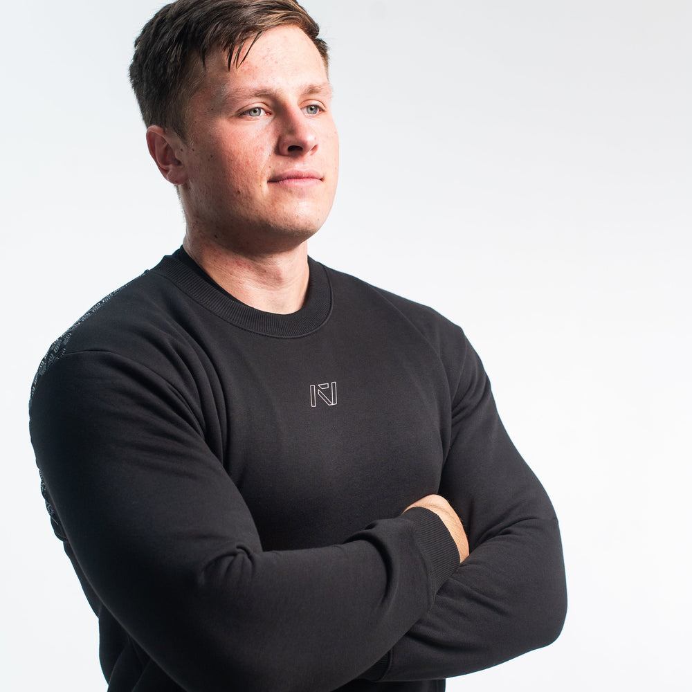
                      
                        Crew Neck Bar Grip T-shirt, great as a squat jumper. Purchase Crew Neck Bar Grip jumper UK from A7 UK. Purchase Crew Neck Bar Grip Shirt Europe from A7 UK. Best Bar Grip Tshirts, shipping to UK and Europe from A7 UK. Crew Neck Bar Grop is our classic designs and fits! The best Powerlifting apparel for all your workouts. 
                      
                    
