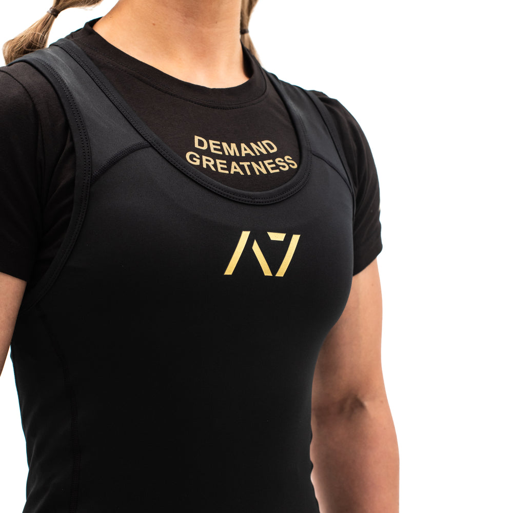 
                      
                        A7 IPF Approved Powerlifting Singlet is designed exclusively for powerlifting. It is very comfortable to wear and feels soft on bare skin. A7 Powerlifting Singlet is made from breathable fabric and provides compression during your lifts. The perfect piece of IPF Approved Kit! A7 UK shipping to UK and Europe.
                      
                    