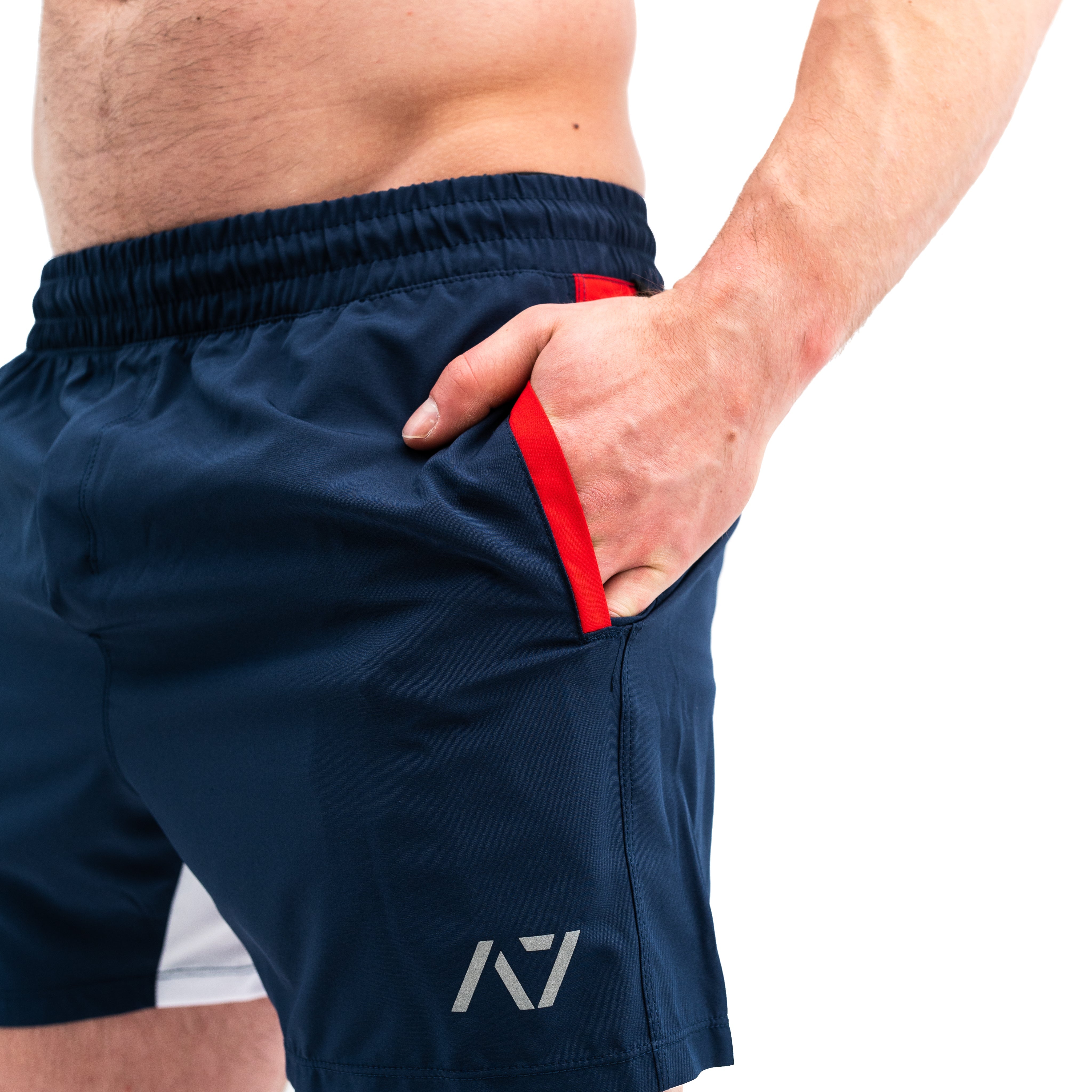 Have you ever squatted in shorts and realised that they may be too tight on you at the bottom of a squat? The shorts are made with stretchy fabric in between legs so you are never constricted during your squat. KWD shorts have a shorter inseam and are designed to show off your quads (KWaDs). Available in UK and Europe including France, Italy, Germany, Sweden and Poland.