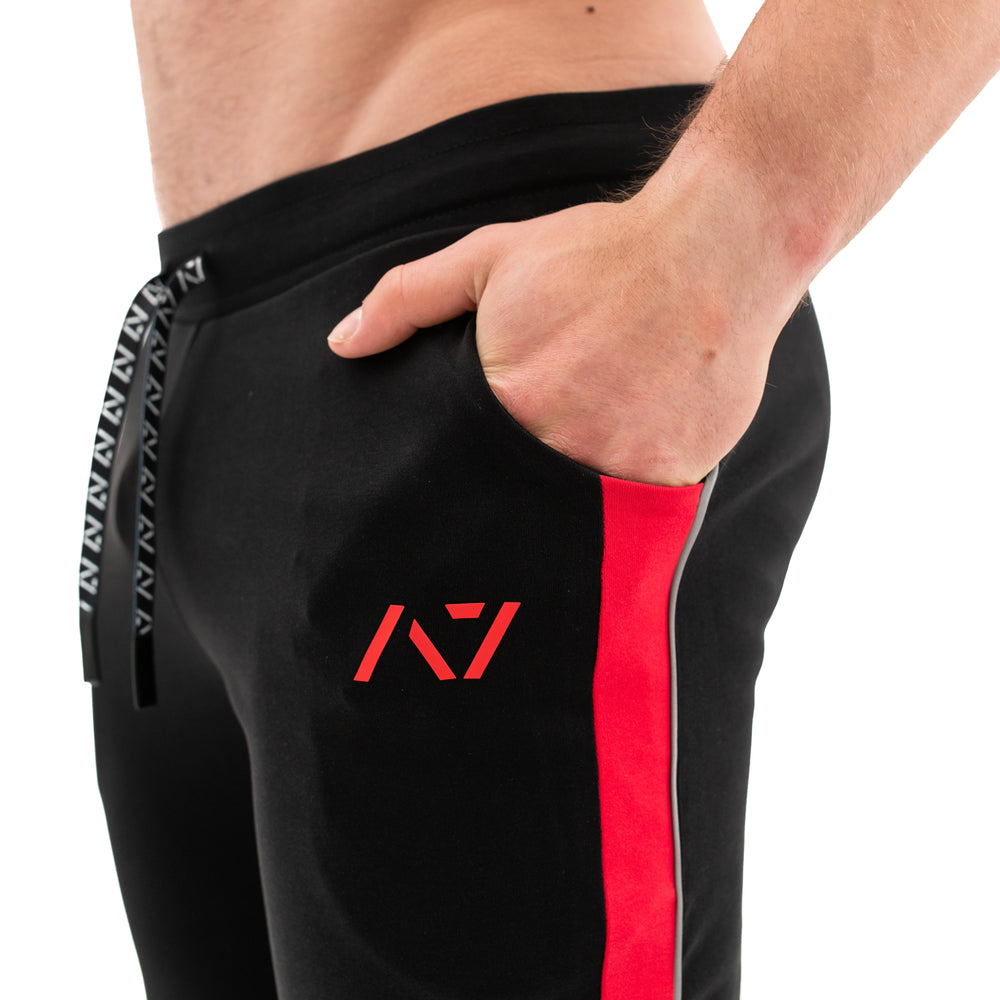 
                      
                        Our Moxie Joggers are made with premium cotton spandex fabric to keep you comfy throughout the day whether you are training or going out! Our Moxie Joggers contour to your body and feature a reflective stripe on both side, deep un-zippered pockets and stealth matte logos. Now in our new Inferno colourway. You can purchase Military Moxie joggers from A7 UK or A7 Europe. A7 UK shipping to UK, Ireland, France, Italy, Germany, the Netherlands, Sweden and Poland.
                      
                    