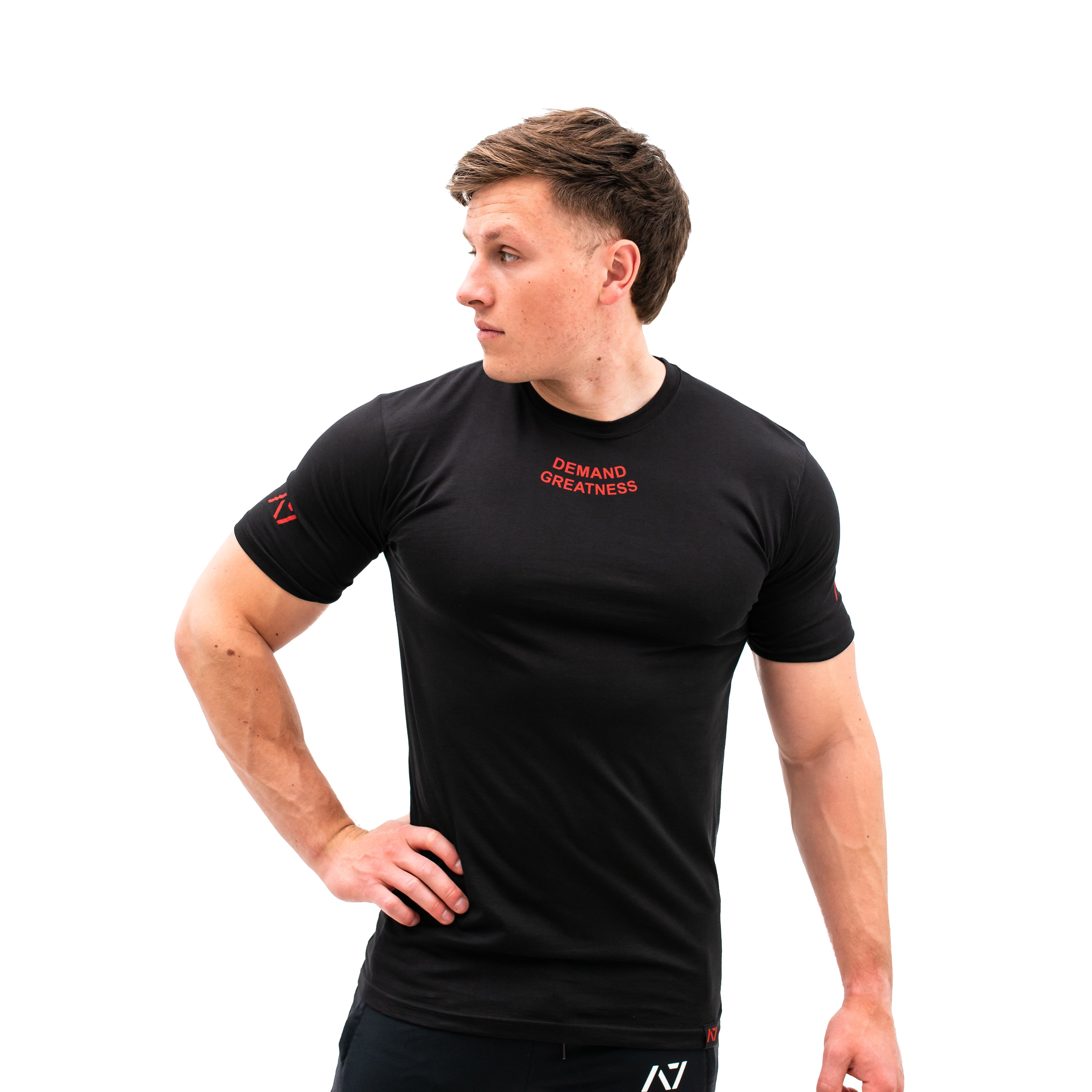 The inferno meet shirt reminds you to Demand Greatness in every step you take, every situation you approach and every lift you attempt! This competition shirt is designed to showcase your dedication to becoming the best you on the platform and off. This meet shirt is made from 100% cotton and is IPF approved. A7 Inferno Meet shirt is a great addition to your IPF Approved Kit. Purchase IPF Approved Powerlifting kit shipping to UK from A7 UK