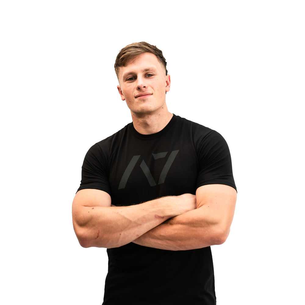 
                      
                        A7 Bar Grip T-shirt is great as a squat shirt as well as for bench pressing. The perfect grip shirt. Purchase your Bar Grip tshirt in Europe and the UK from www.A7UK.com. Purchase Bar Grip Shirt Europe from A7 UK. Best Bar Grip Tshirts, shipping to UK and Europe from A7 UK. The best Powerlifting apparel for all your workouts. Available in UK and Europe 
                      
                    