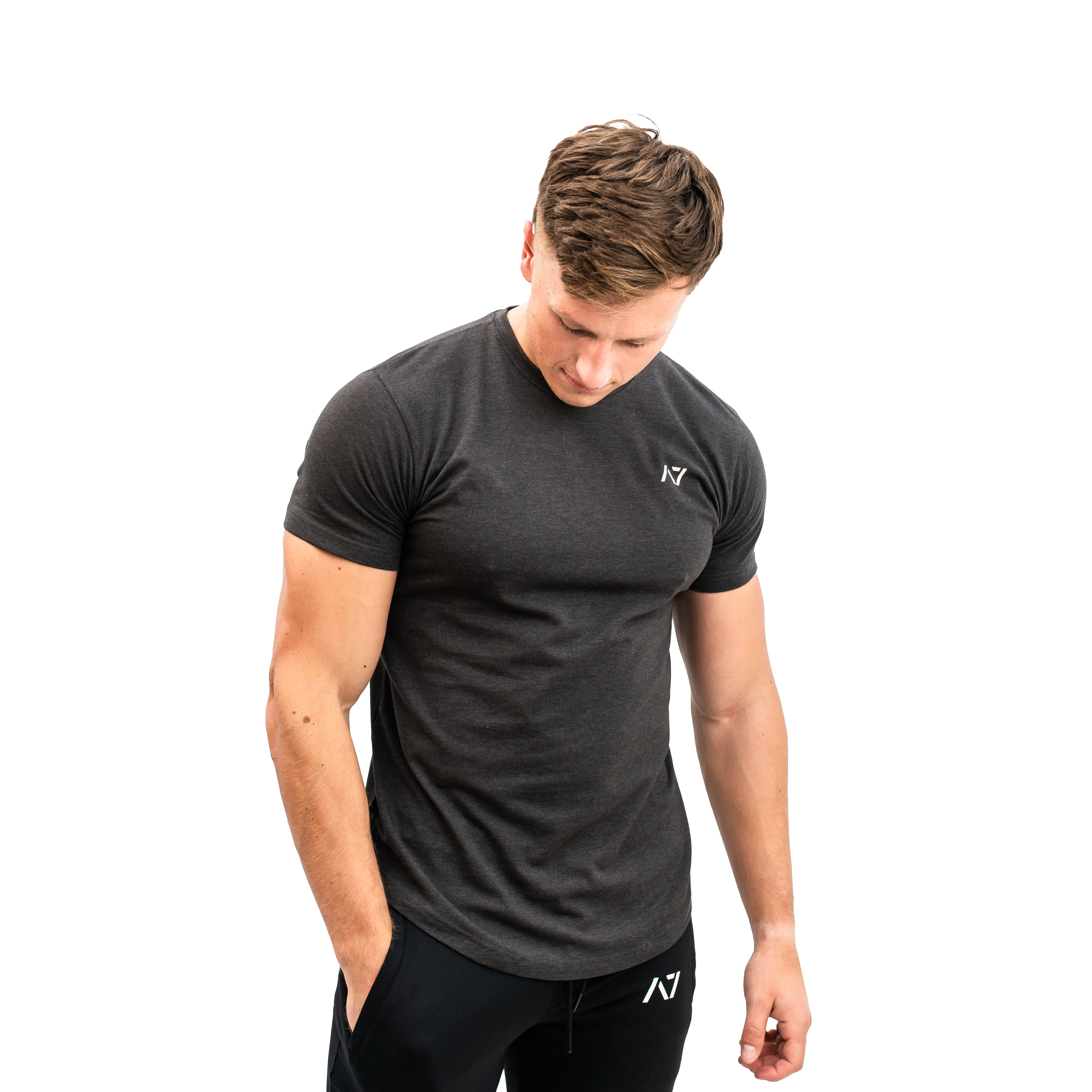 The A7 balance collection which combines comfort and aesthetics. The pieces in this collection are made with comfortable fabrics and minimal logos to create a simple, yet impactful look. The Balance shirts are made with a high quality polyester cotton spandex material. Balance shirts are great for in and out the gym Purchase A7 Balance Shirt from A7 Europe. Purchase A7 Balance Shirt from A7 UK. Available in UK and Europe including France, Italy, Germany, the Netherlands, Sweden and Poland.