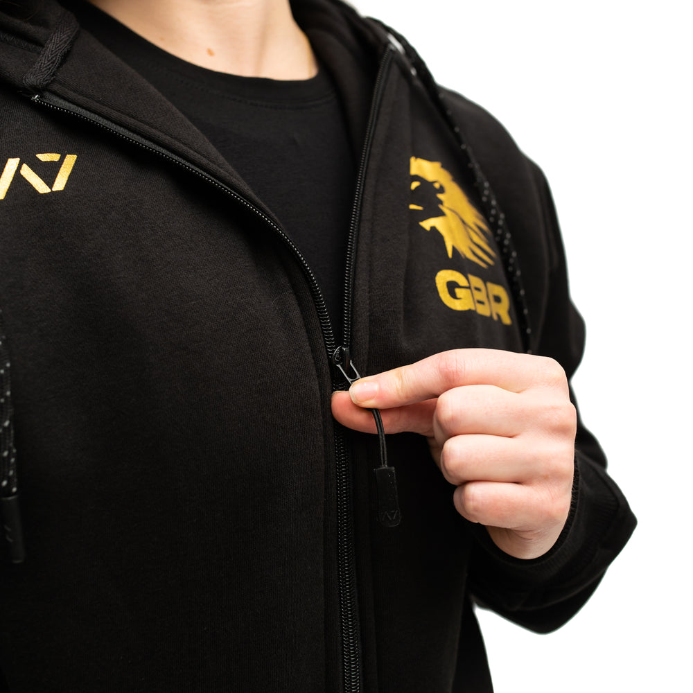 
                      
                        Purchase GB Gold Britannia zip up hoodie in UK and Europe from A7 UK. A7 have the best Bar Grip Tshirts, shipping to UK and Europe from A7 UK. Go Far is our newest design on our zip up hoodie. Demand Greatness on the front with an eagle on the back, in a chromium colourway! A7UK supplies the best Powerlifting apparel for all your workouts. Available in UK and Europe including France, Italy, Germany, the Netherlands, Sweden and Poland.
                      
                    