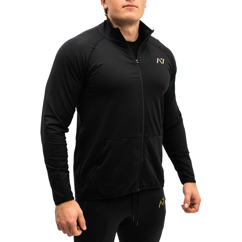 
                      
                        Whether going on a hike or heading to the gym our Defy Jacket will keep you cosy and comfortable. The jackets are made with premium moisture- 4-way-stretch material for a greater range of motion. These are a great fit for both men and women. Purchase Gold Standard Defy jacket from A7 UK shipping to UK or A7 Europe shipping to EU.
                      
                    