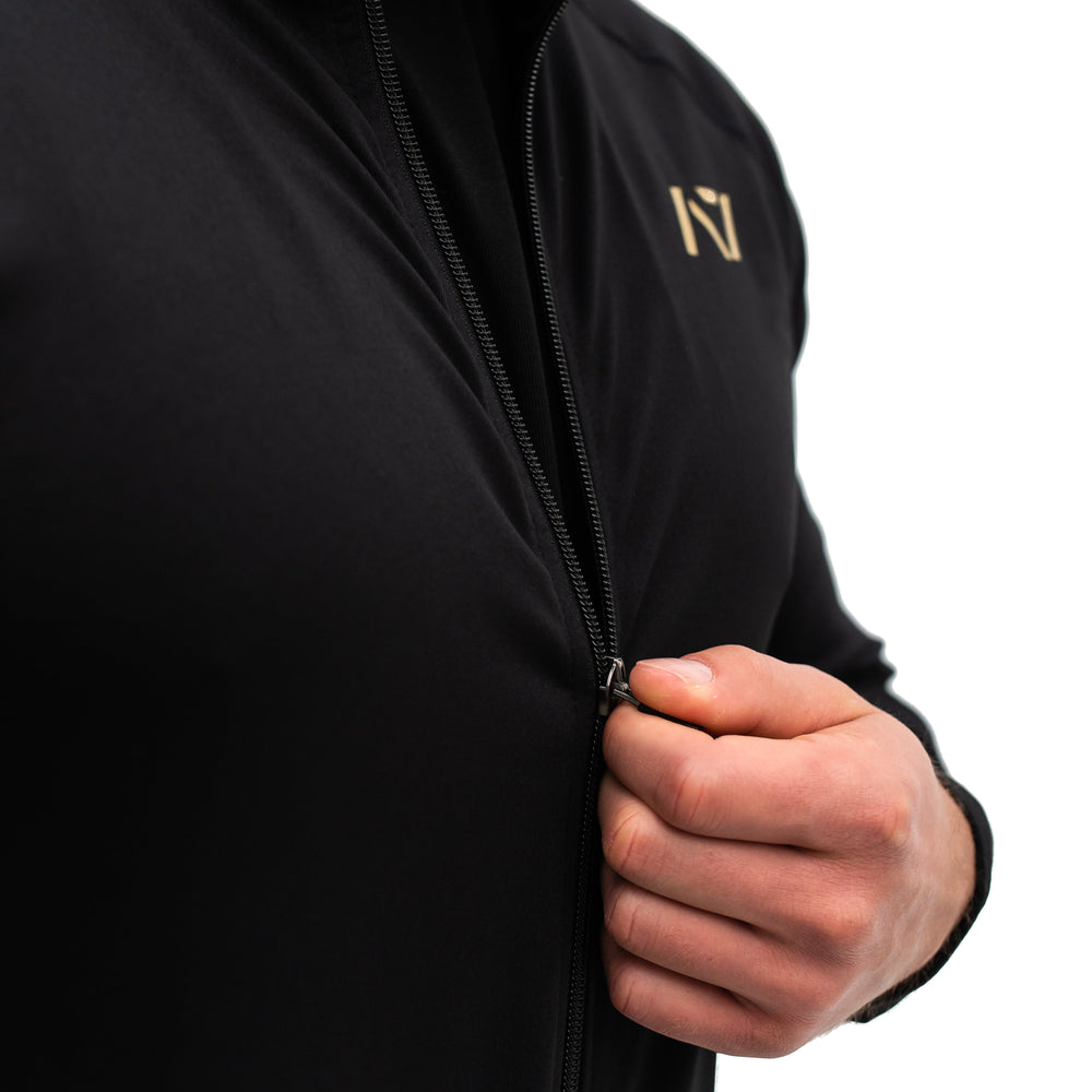 
                      
                        Whether going on a hike or heading to the gym our Defy Jacket will keep you cosy and comfortable. The jackets are made with premium moisture- 4-way-stretch material for a greater range of motion. These are a great fit for both men and women. Purchase Gold Standard Defy jacket from A7 UK shipping to UK or A7 Europe shipping to EU.
                      
                    