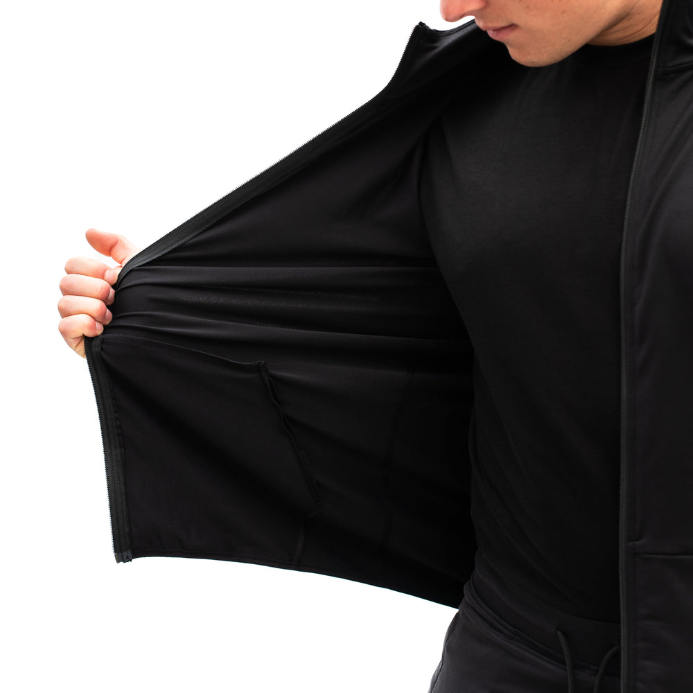 
                      
                        Whether going on a hike or heading to the gym our Defy Jacket will keep you cosy and comfortable. The jackets are made with premium moisture- 4-way-stretch material for a greater range of motion. These are a great fit for both men and women. Purchase Gold Standard Defy jacket from A7 UK shipping to UK or A7 Europe shipping to EU.
                      
                    
